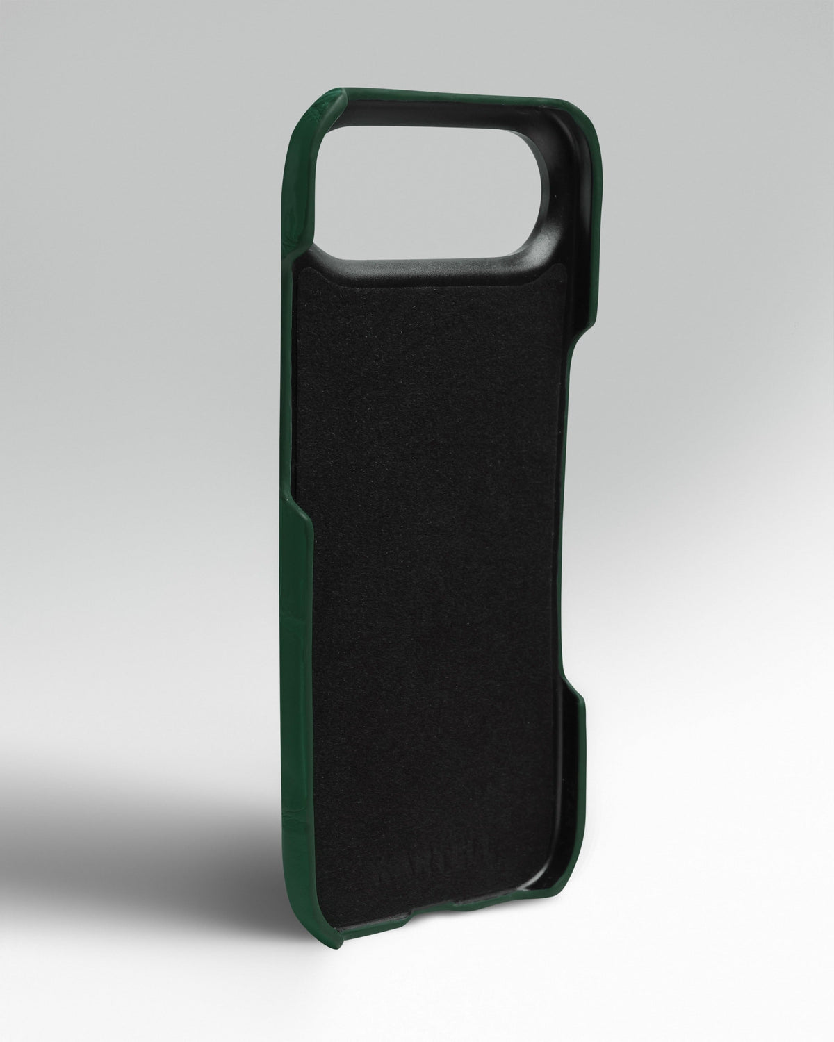 Dark Green Crocodile Leather Full-Wrap Case for iPhone 17 Air