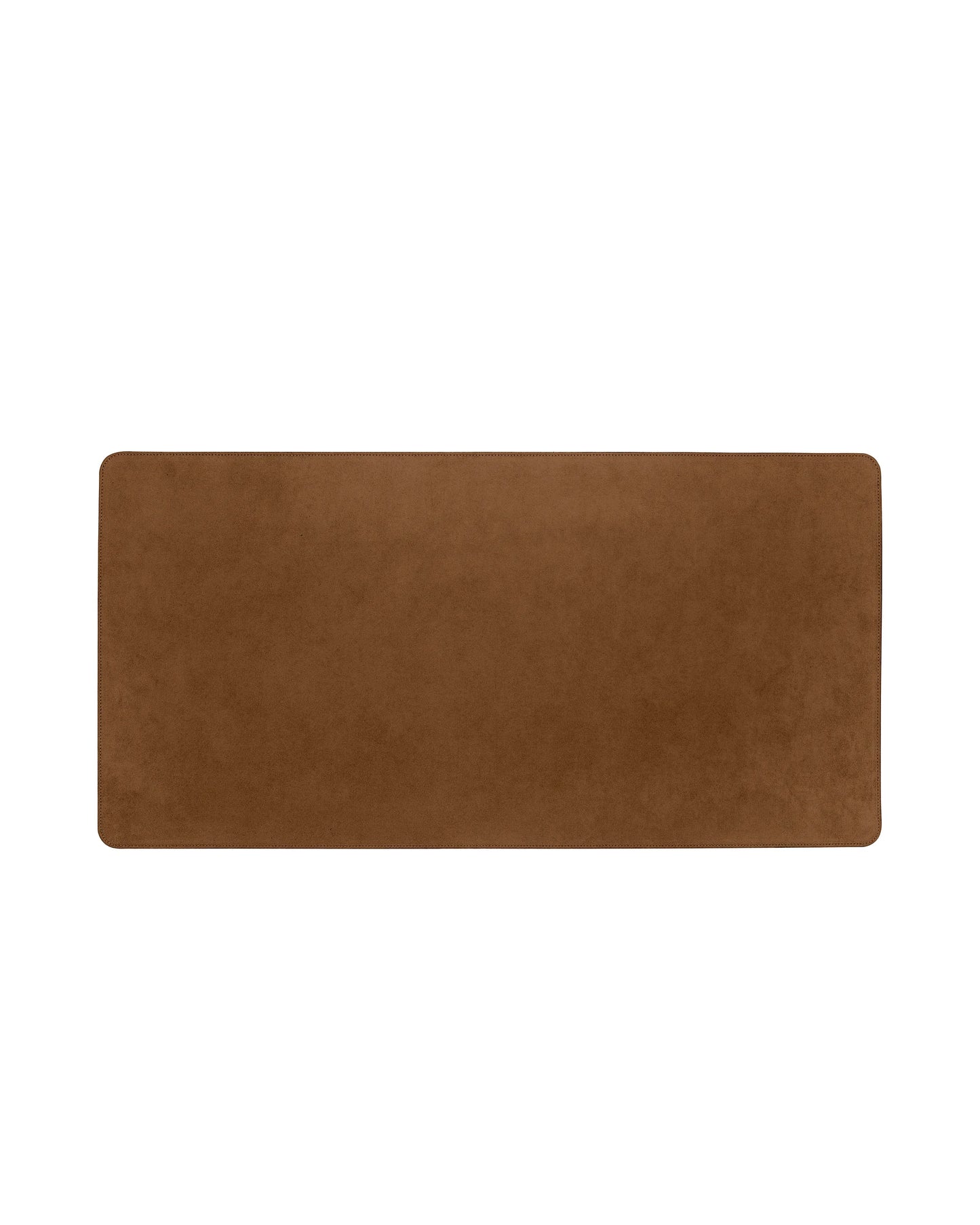 Brown Alcantara Leather Desk Pad