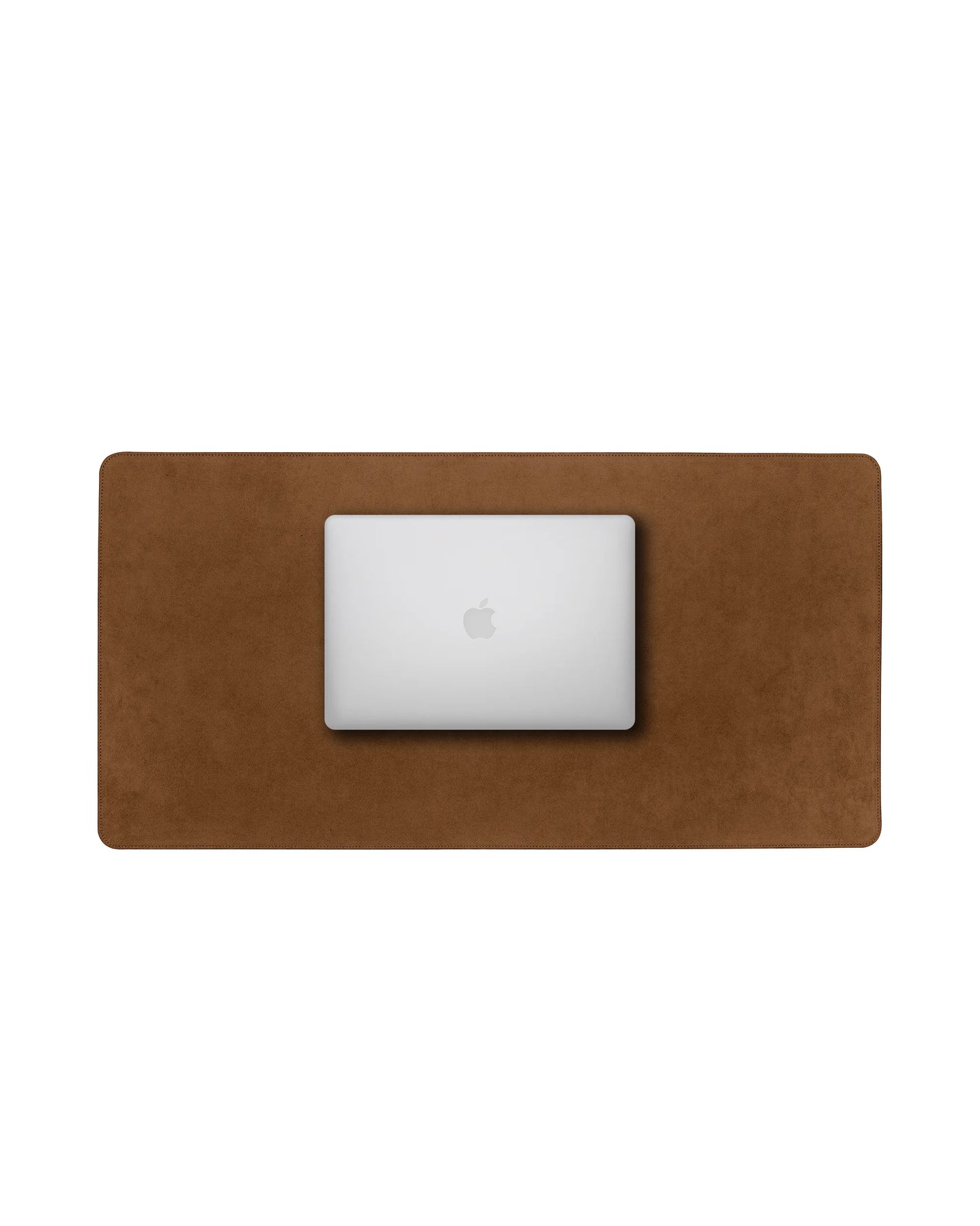 Brown Alcantara Leather Desk Pad