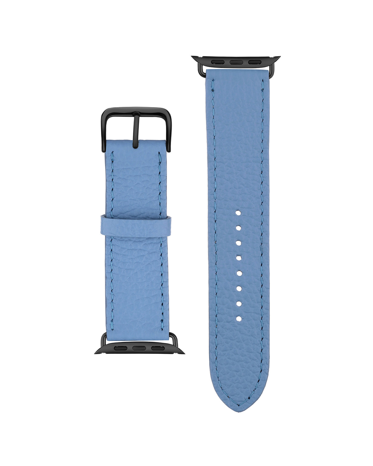 Turquoise Textured Calf Leather Apple Watch Strap