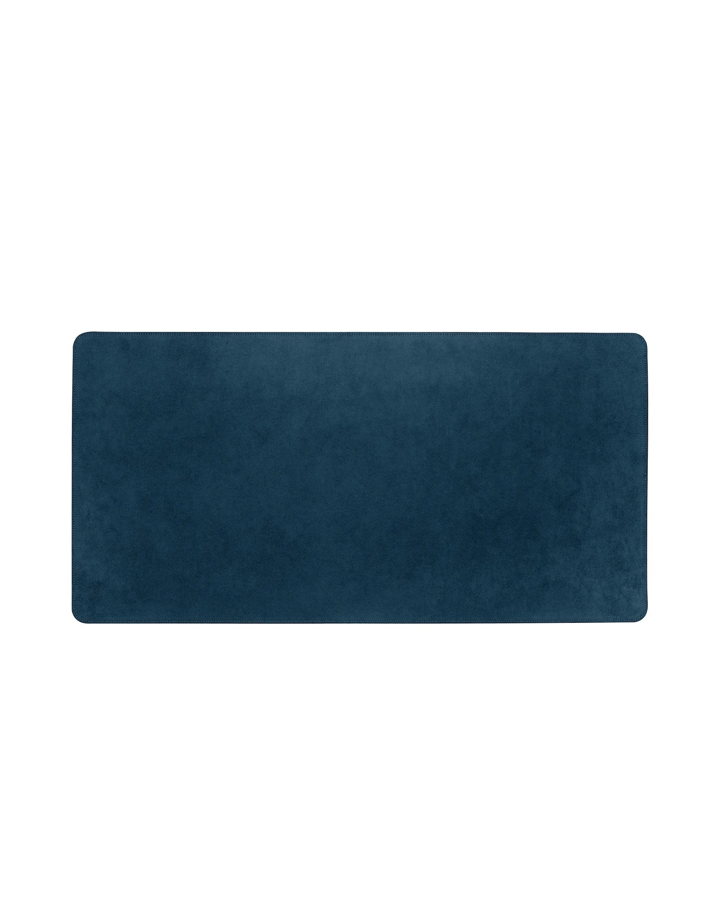 Blue Alcantara Leather Desk Pad