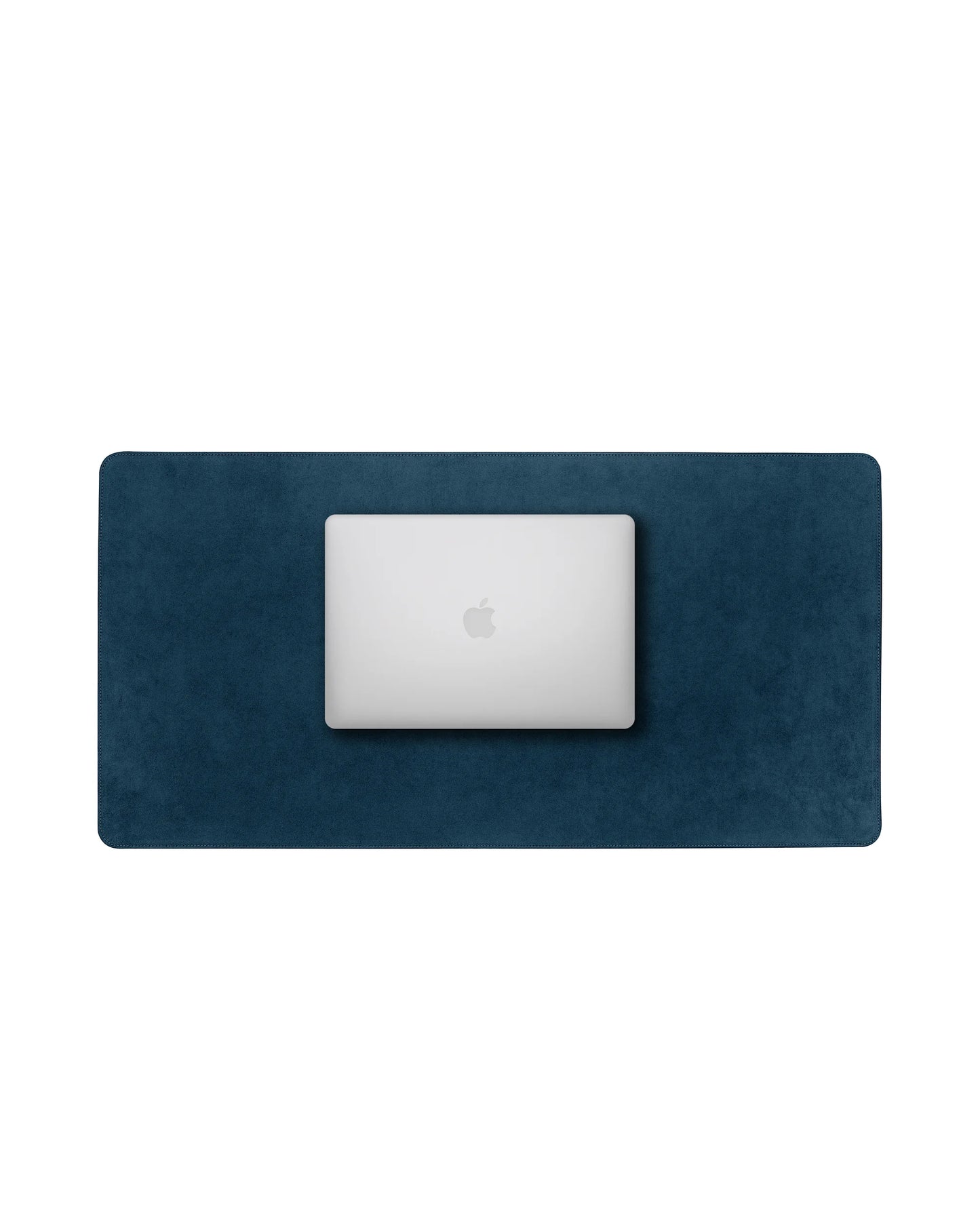 Blue Alcantara Leather Desk Pad