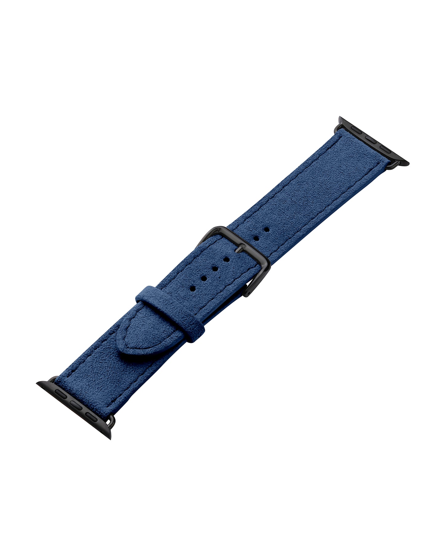 Blue Alcantara Apple Watch Strap