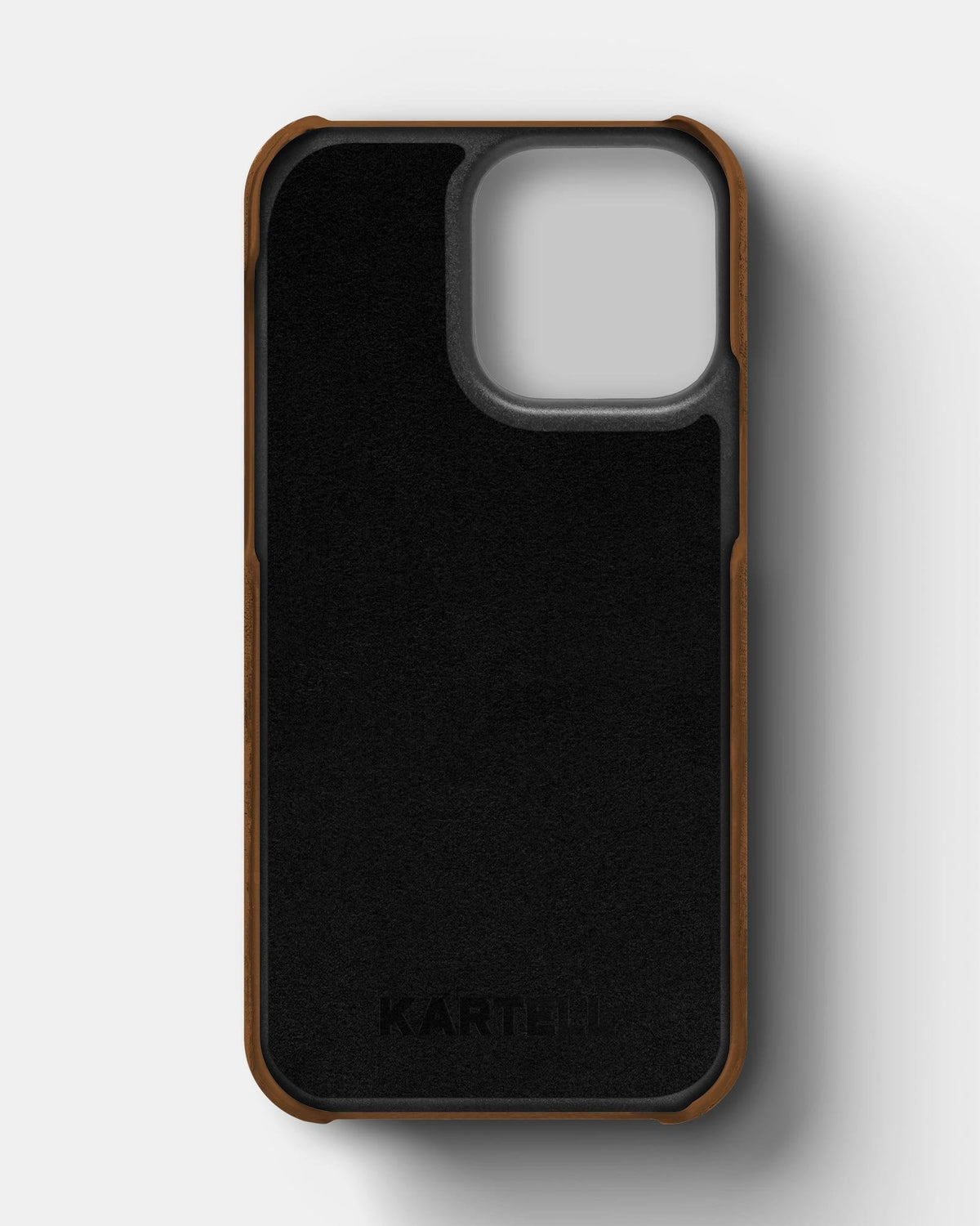 Brown Alcantara Case for iPhone 14 Pro Max