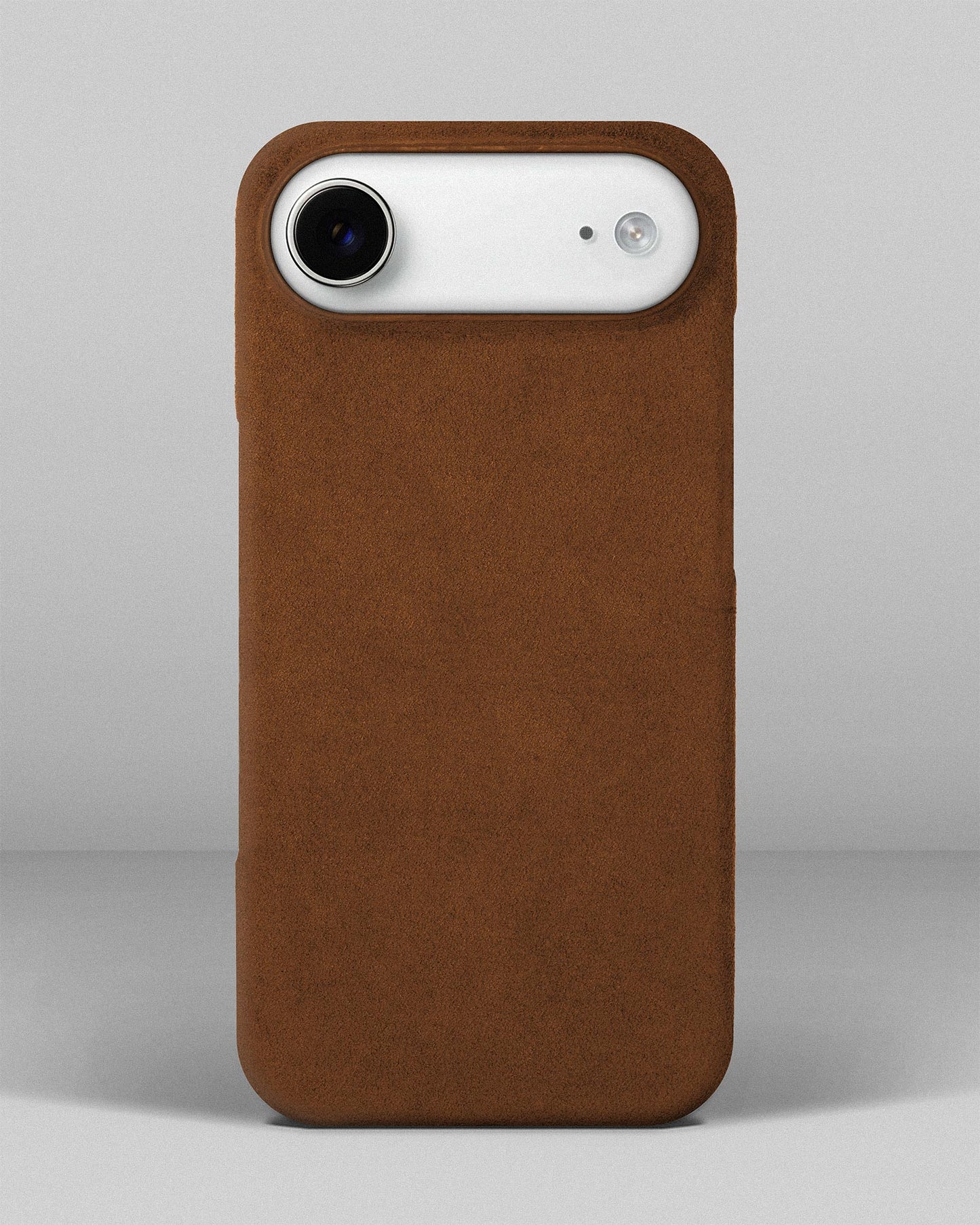 Brown Alcantara Case for iPhone 17 Air