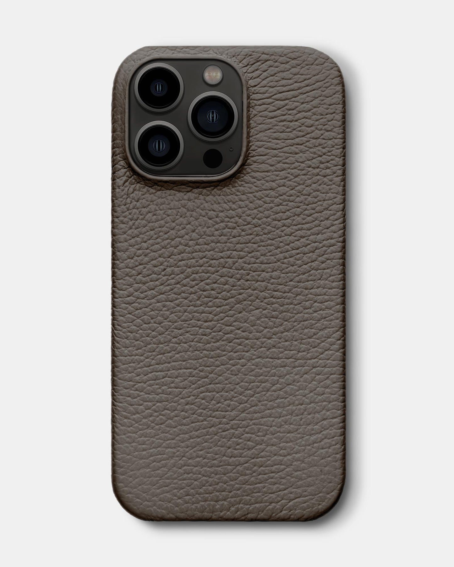 Light Brown Leather Case for iPhone 13 Pro Max