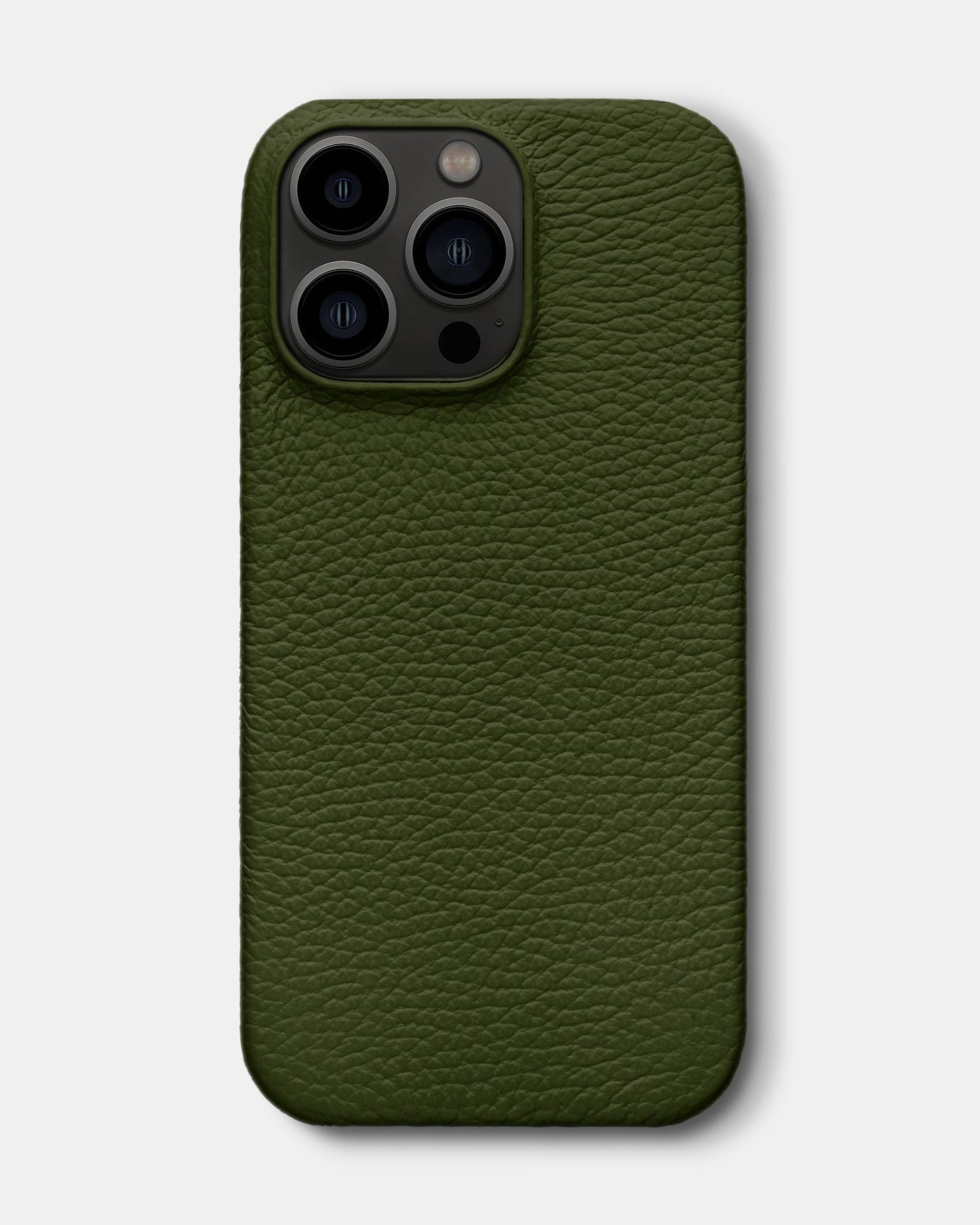 Dark Green Leather Case for iPhone 13 Pro Max
