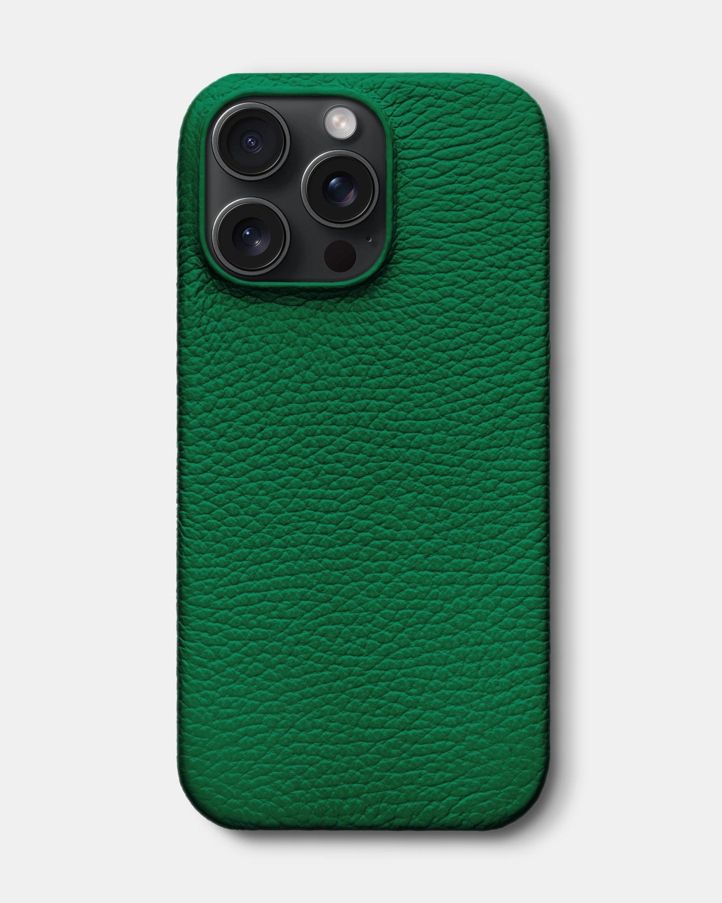Bright Green Leather Case for iPhone 15 Pro Max