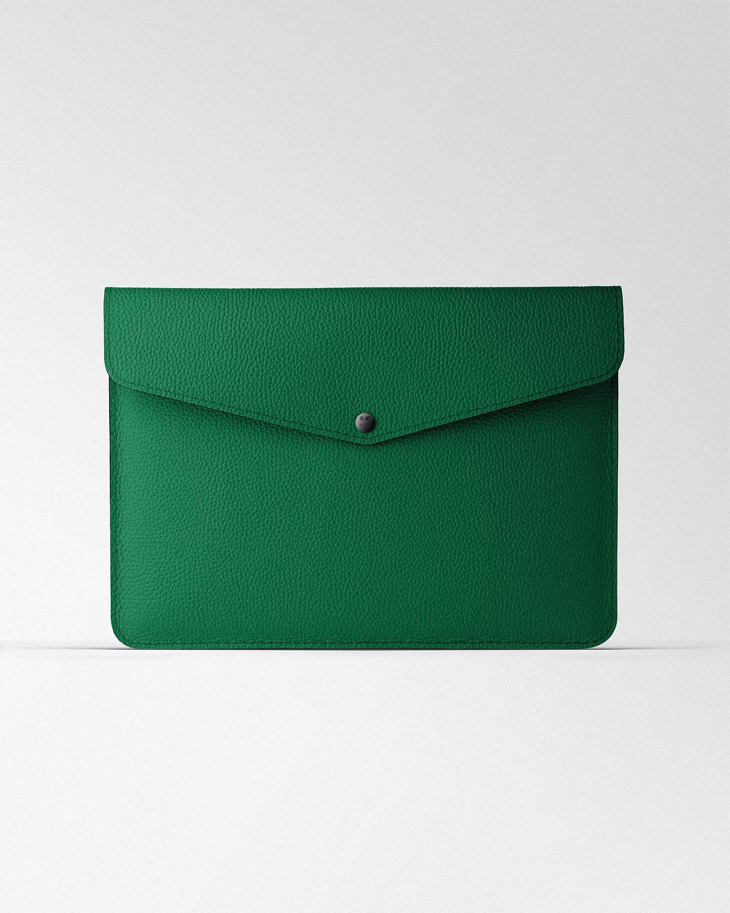 Envelope MacBook Sleeve in Green Floater Leather