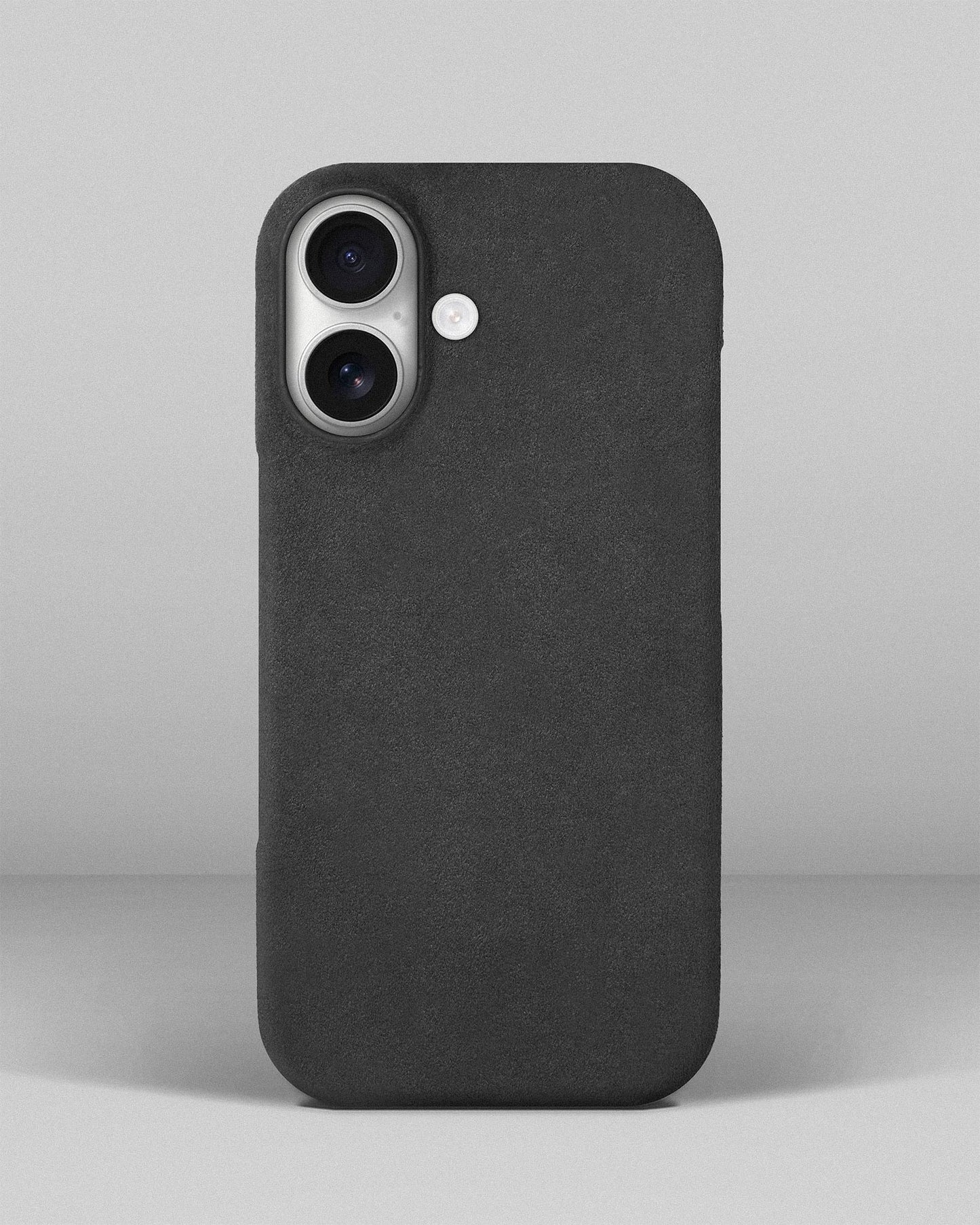 Grey Alcantara Case for iPhone 17