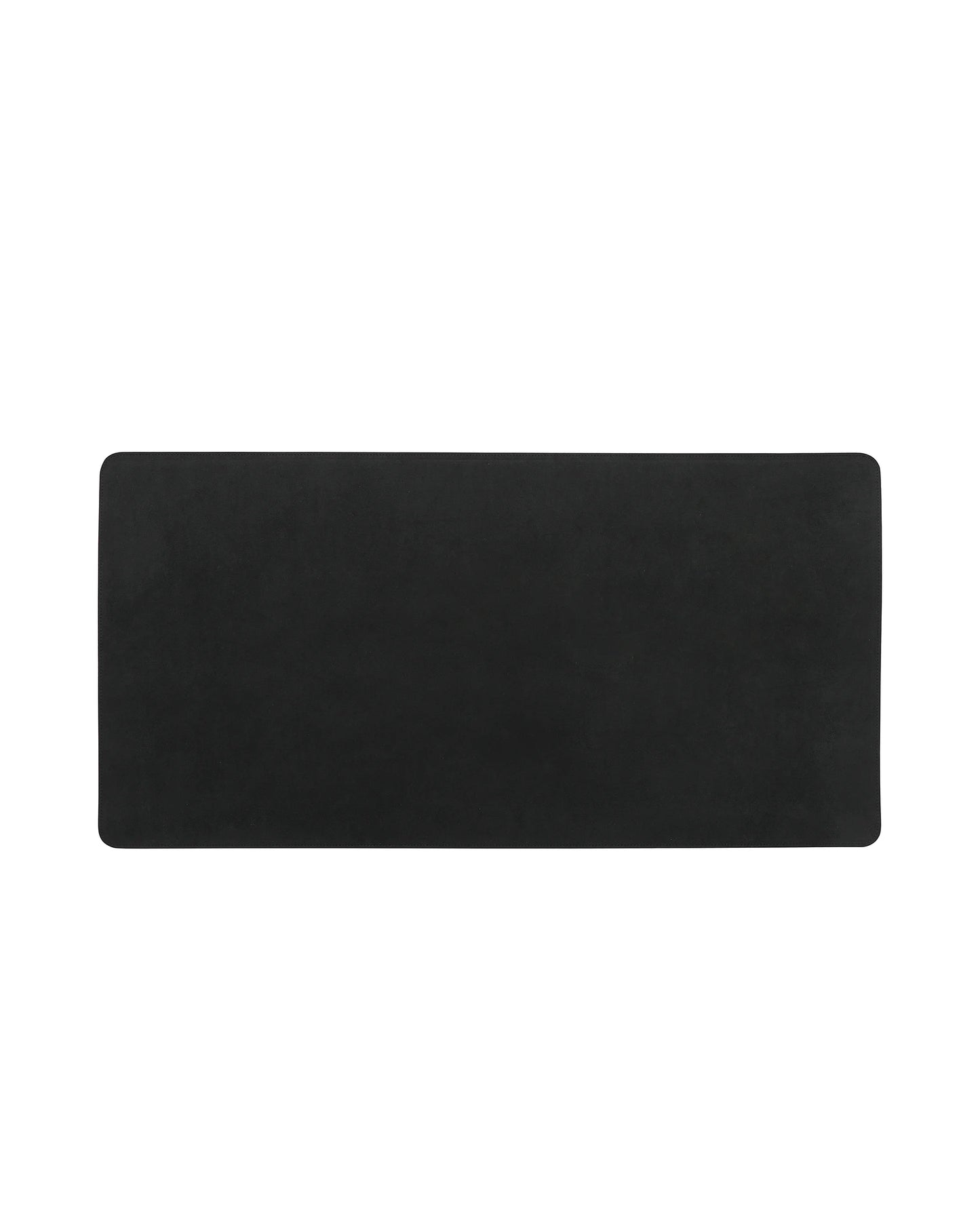 Black Alcantara Leather Desk Pad