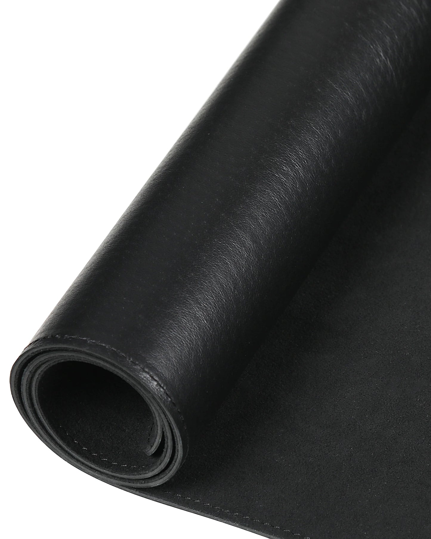 Black Alcantara Leather Desk Pad