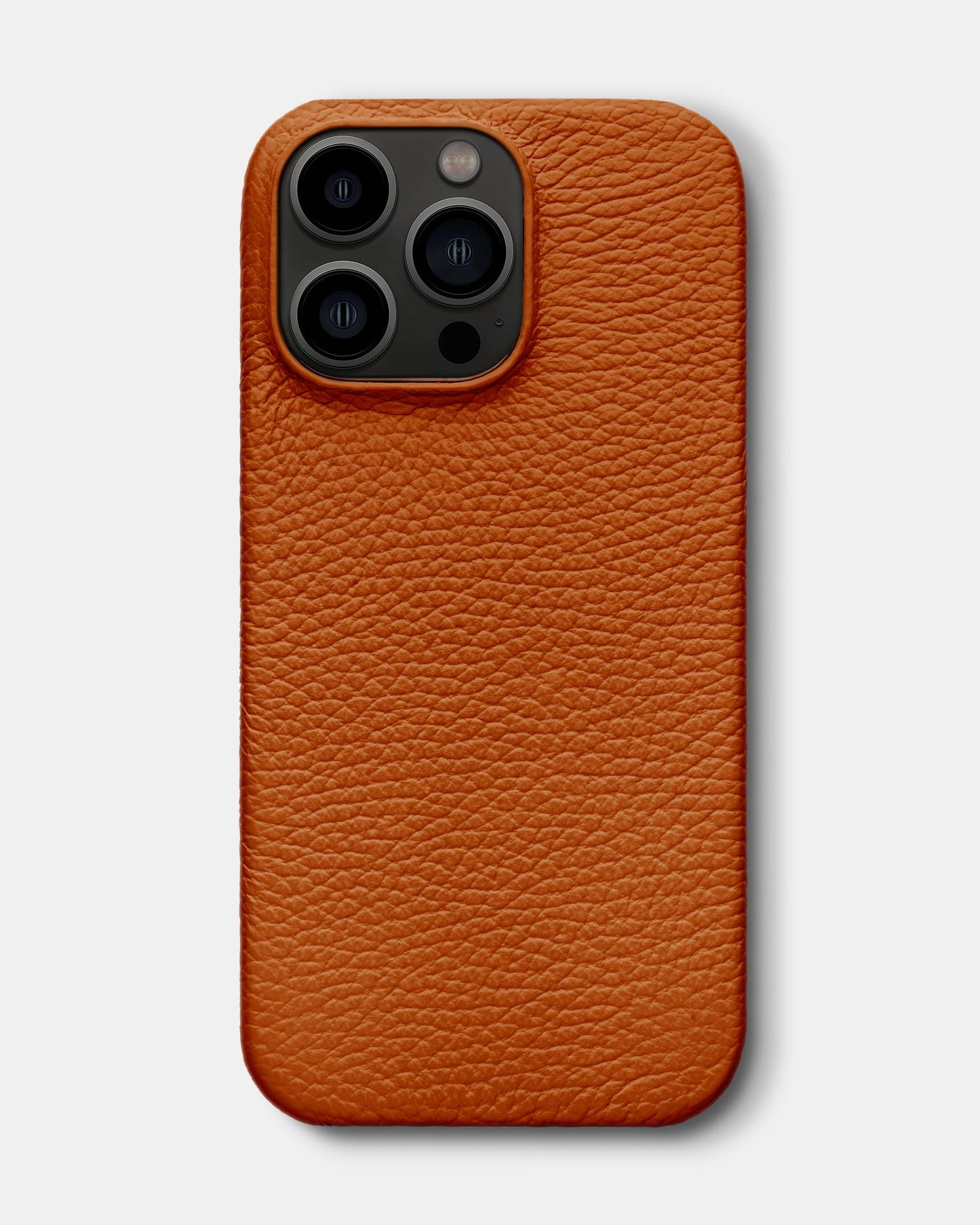 Orange Leather Case for iPhone 13 Pro Max