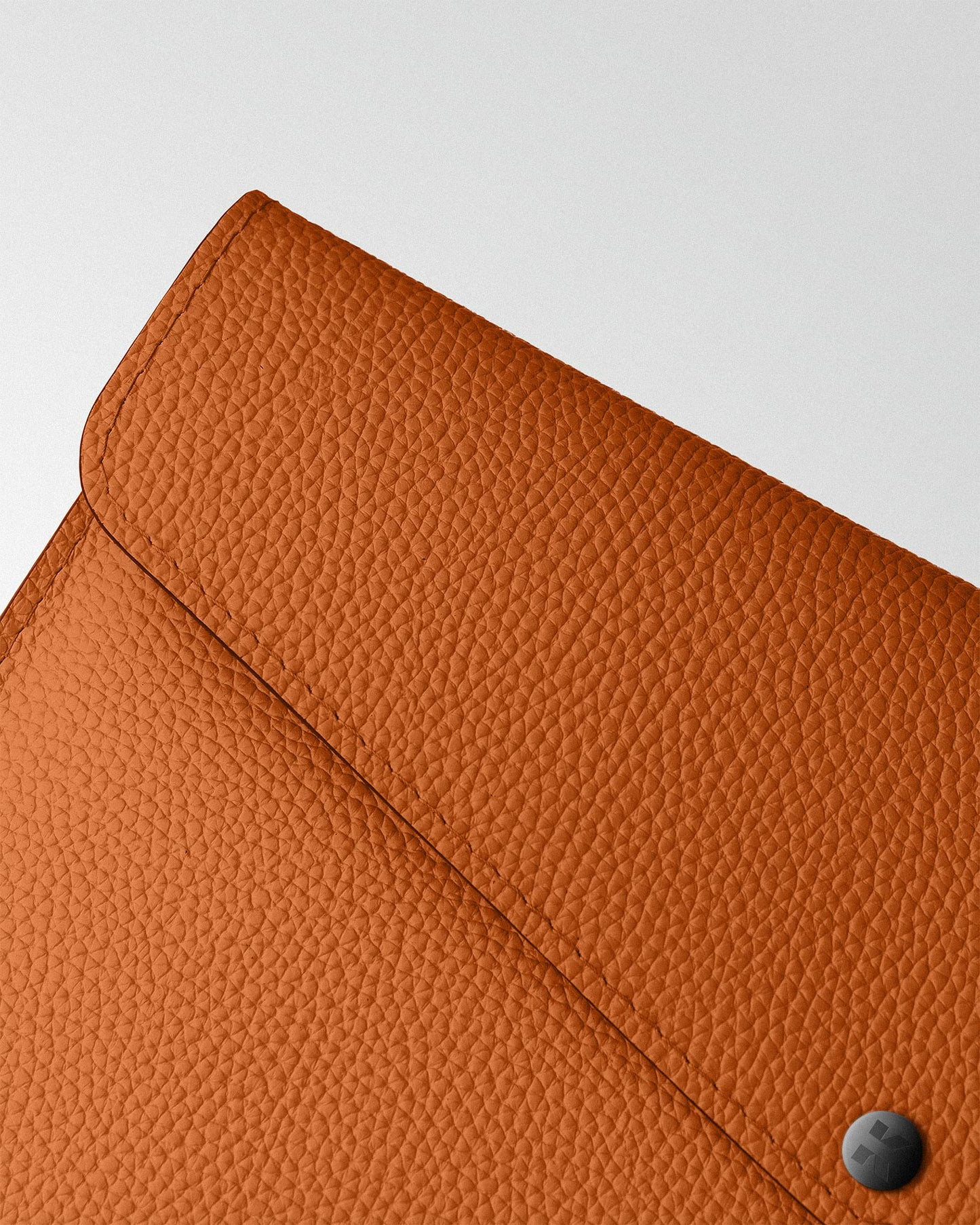 Envelope MacBook Sleeve in Orange Floater Leather