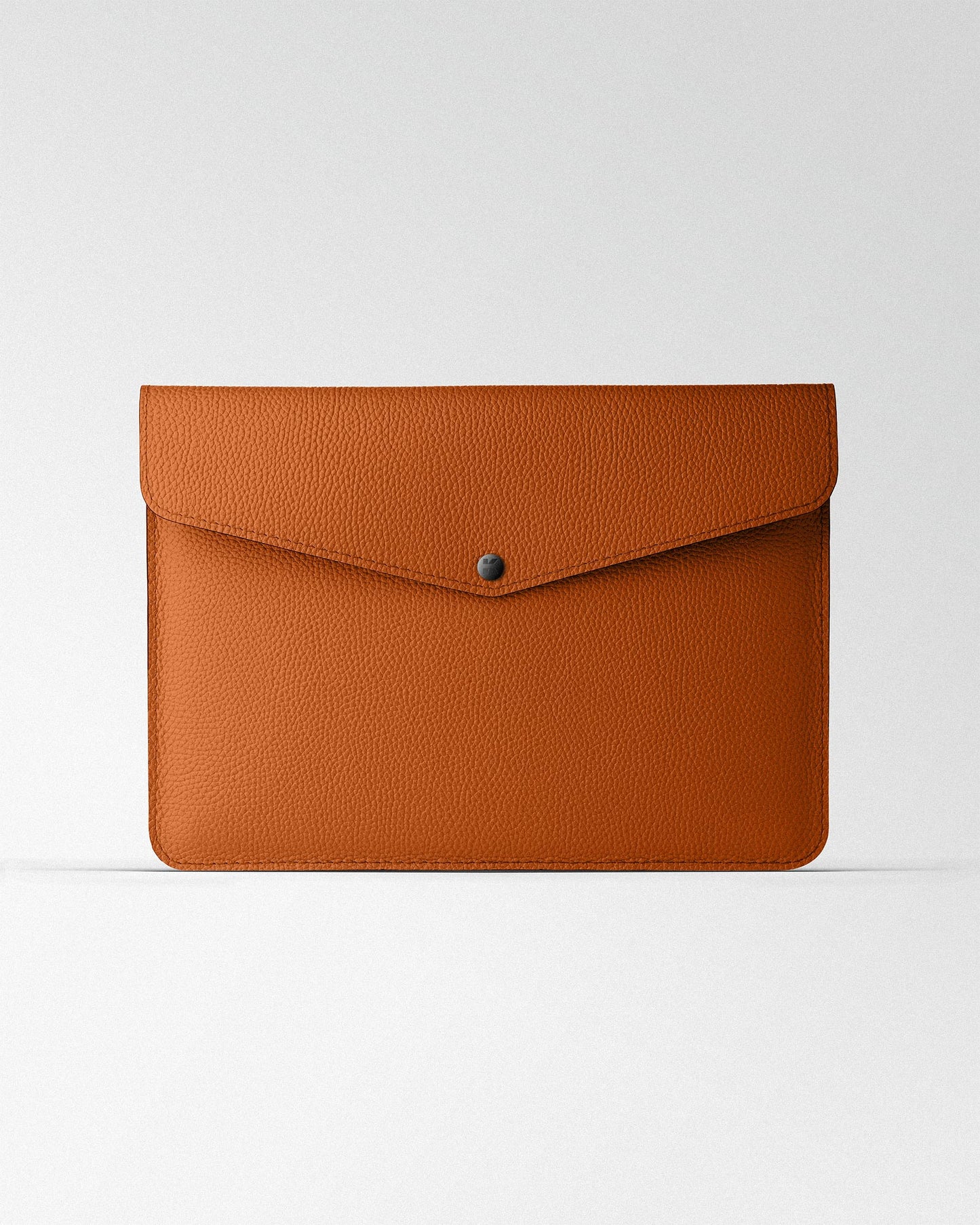 Envelope MacBook Sleeve in Orange Floater Leather