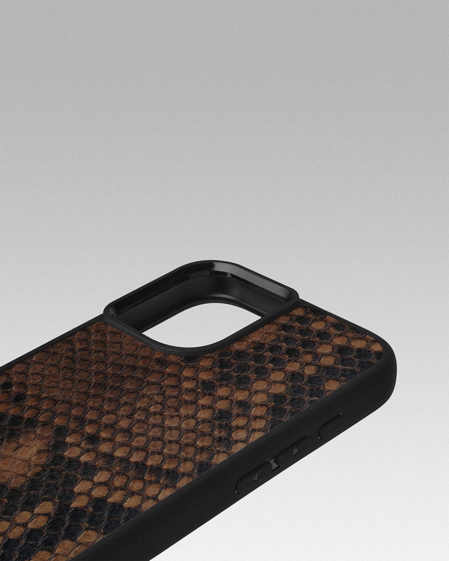 Tobacco Python Skin Sport Case for iPhone 16 Plus