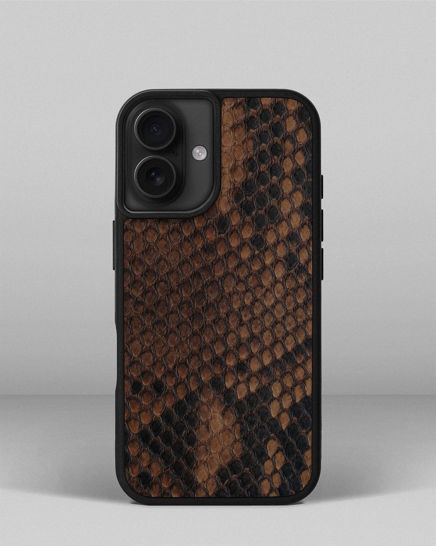 Tobacco Python Skin Sport Case for iPhone 16