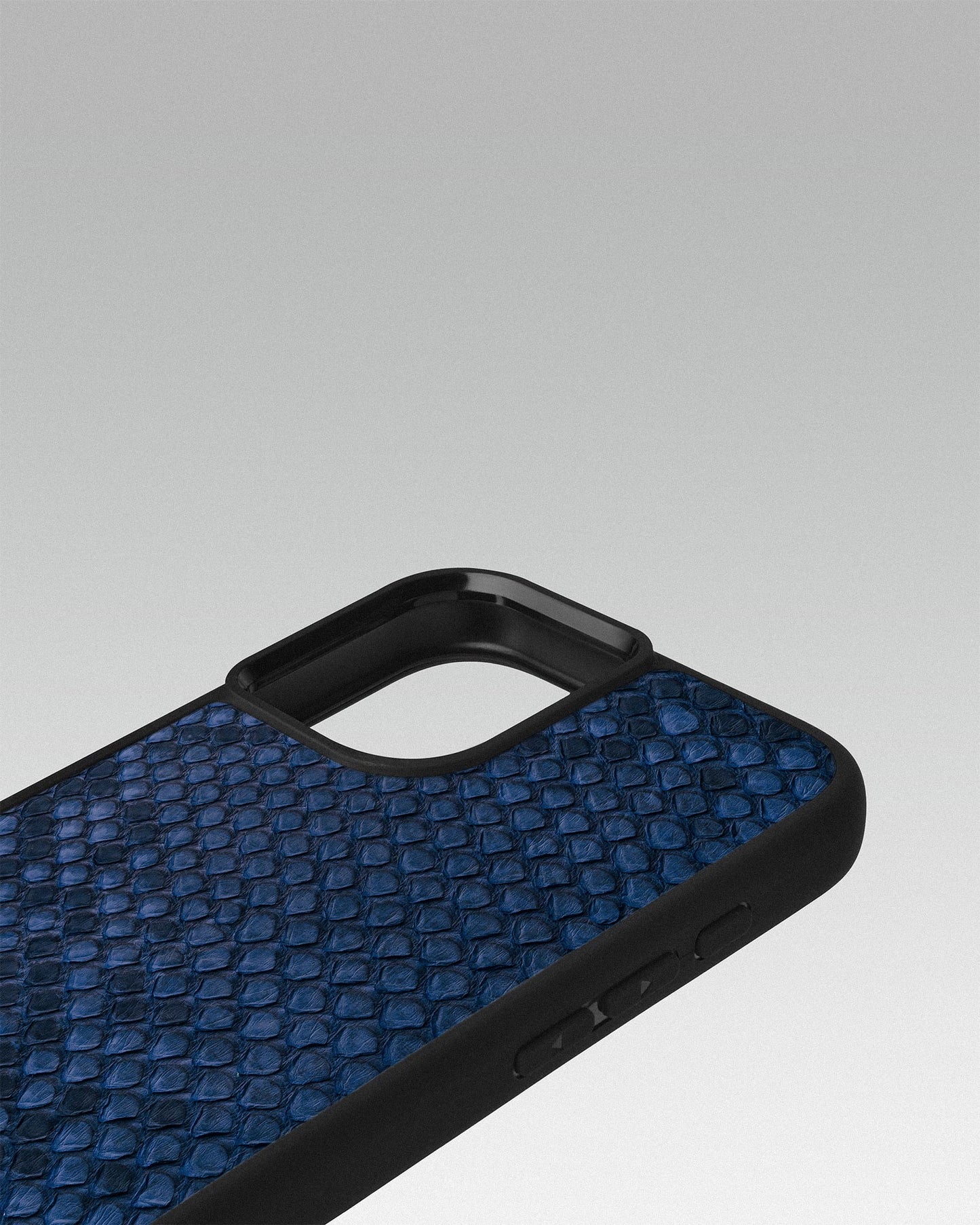 Steel Blue Python Skin Sport Case for iPhone 16