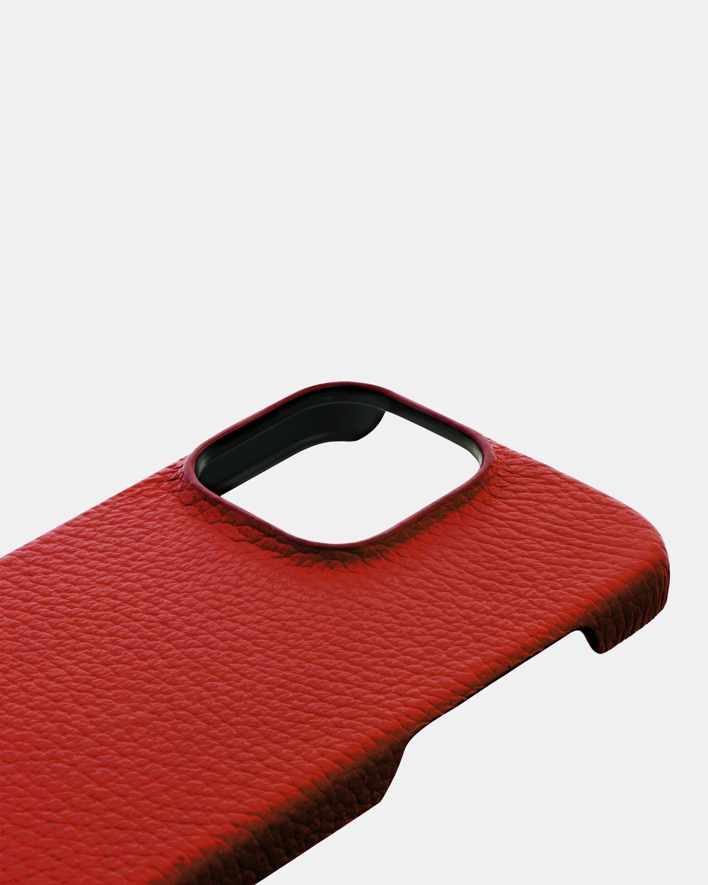 Red Leather Case for iPhone 15 Pro Max