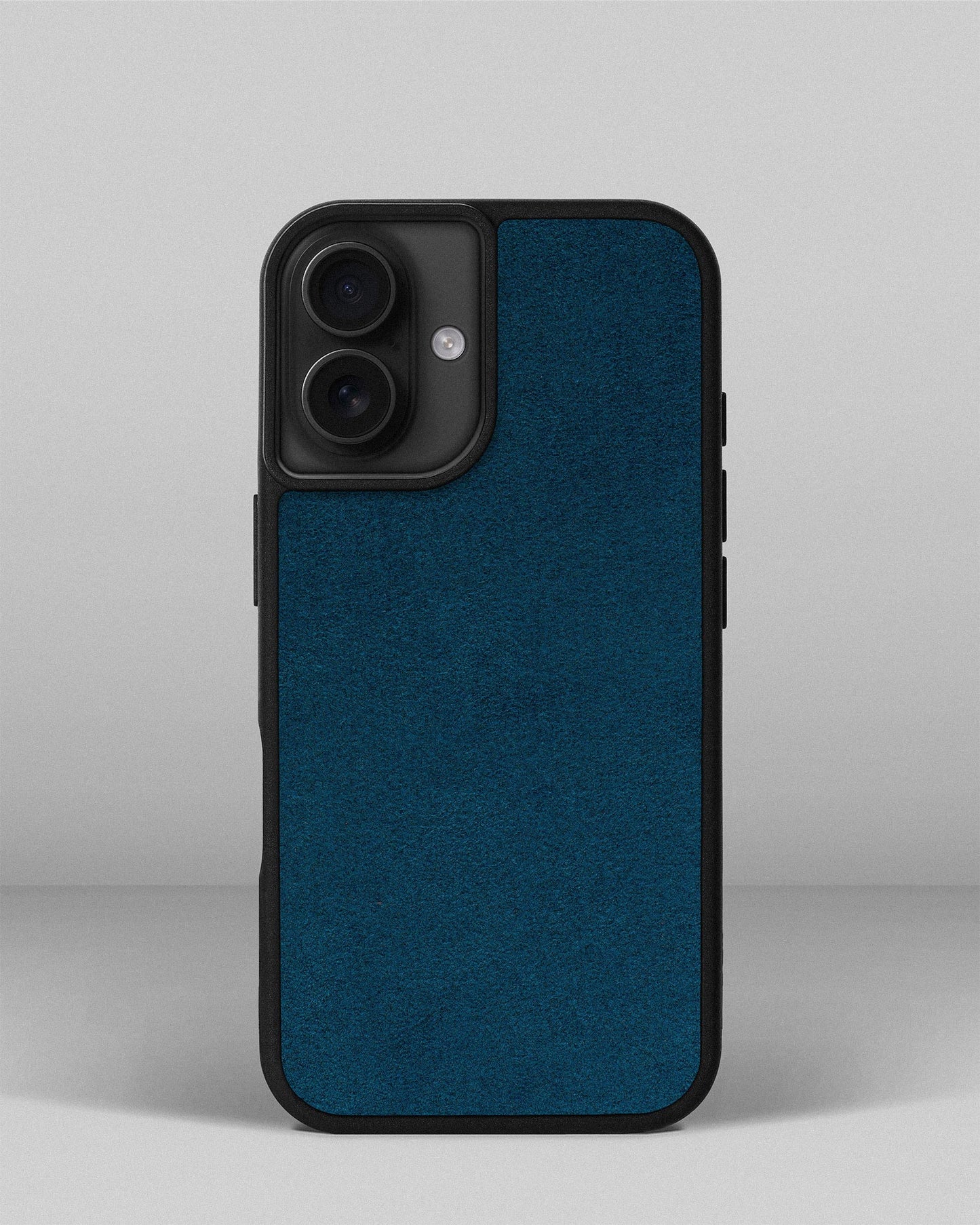Blue Alcantara Sport Case for iPhone 15