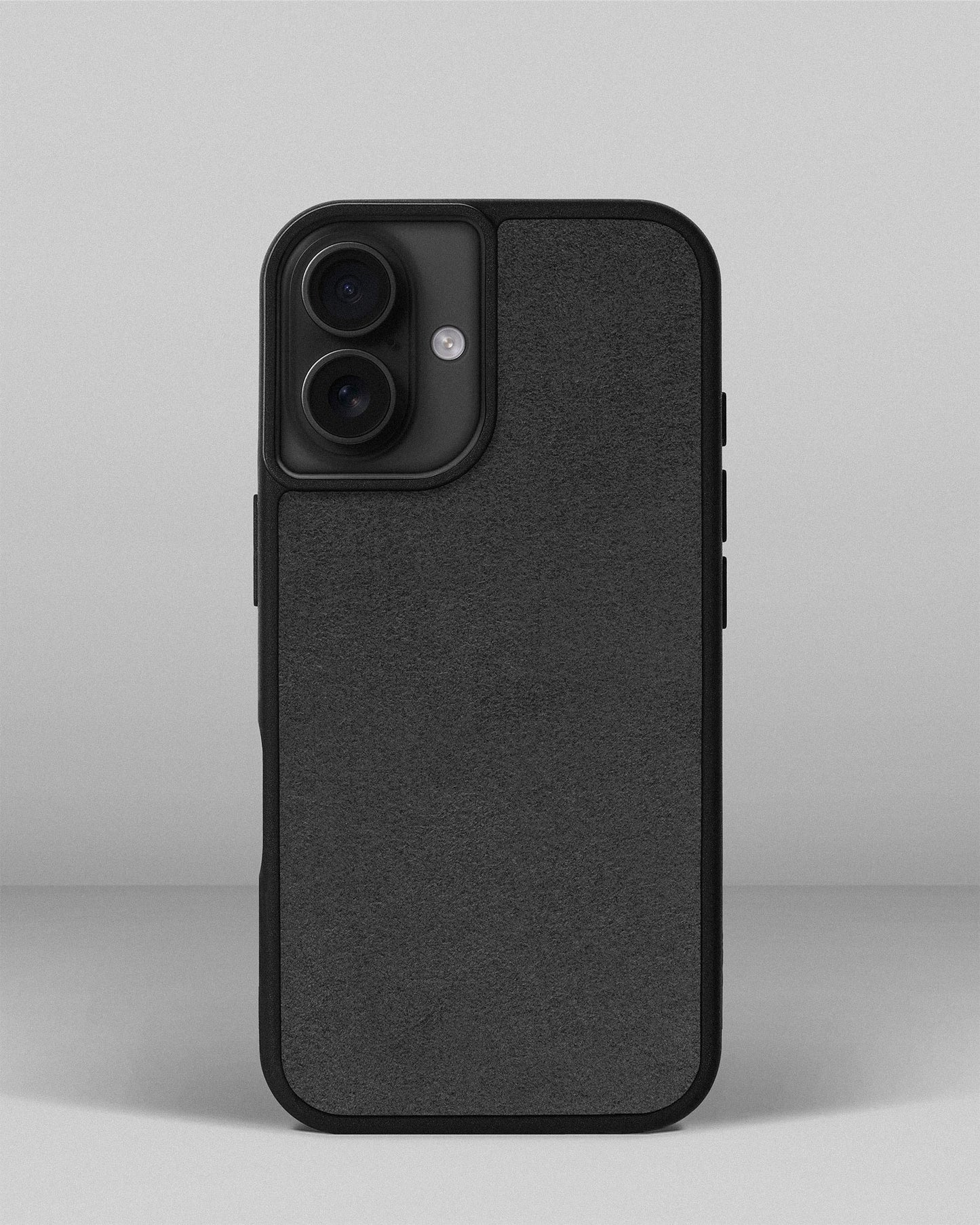 Grey Alcantara Sport Case for iPhone 14