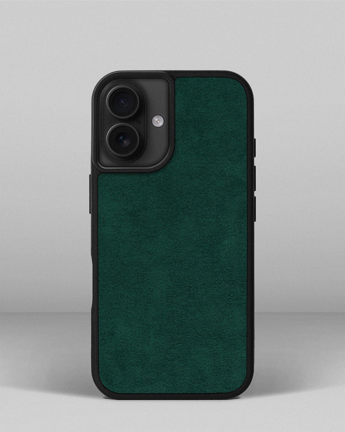 Green Alcantara Sport Case for iPhone 15