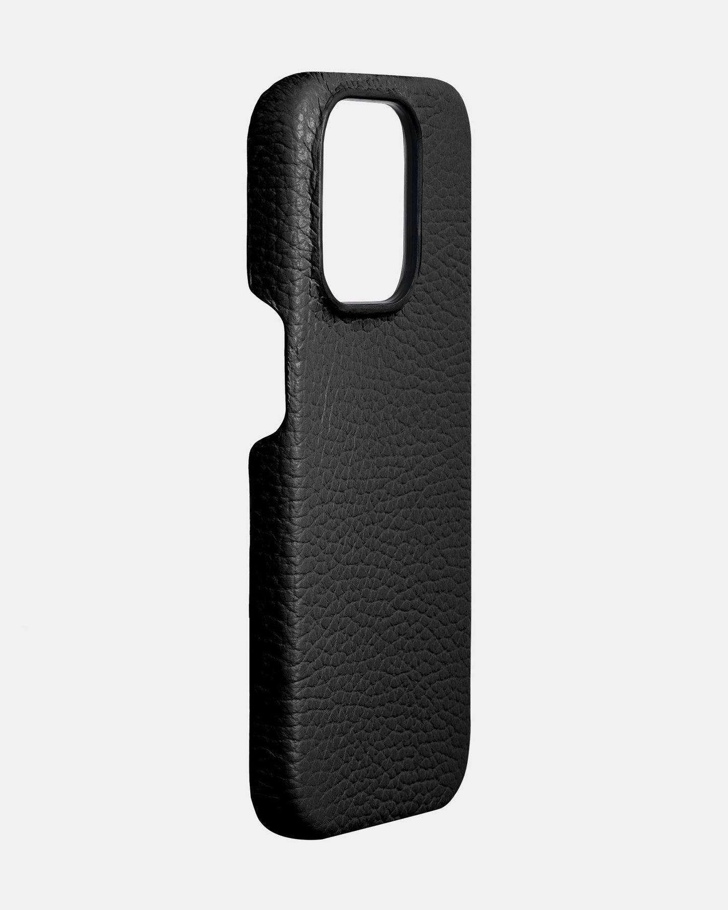 Black Leather Case for iPhone 15 Pro Max