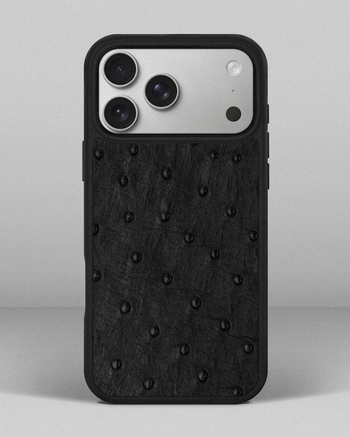 Black Ostrich Sport Case for iPhone 17 Pro Max