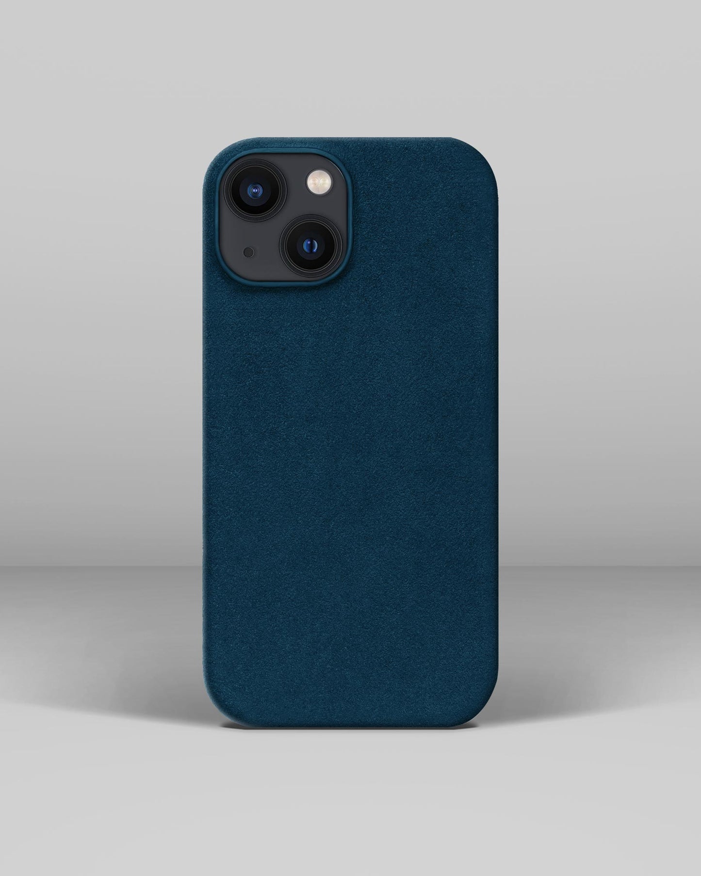Blue Alcantara Case for iPhone 13 mini