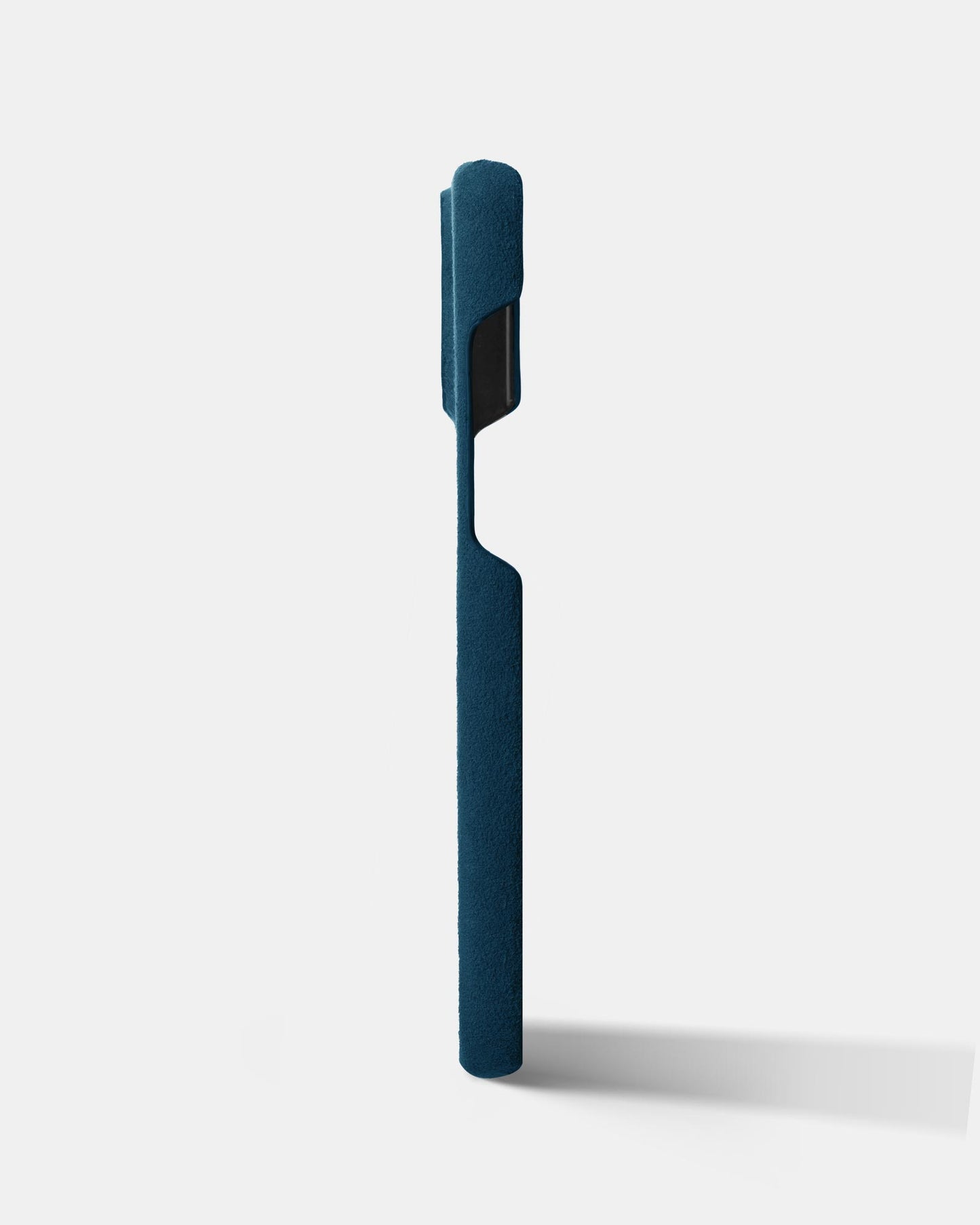 Blue Alcantara Case for iPhone 15 Pro