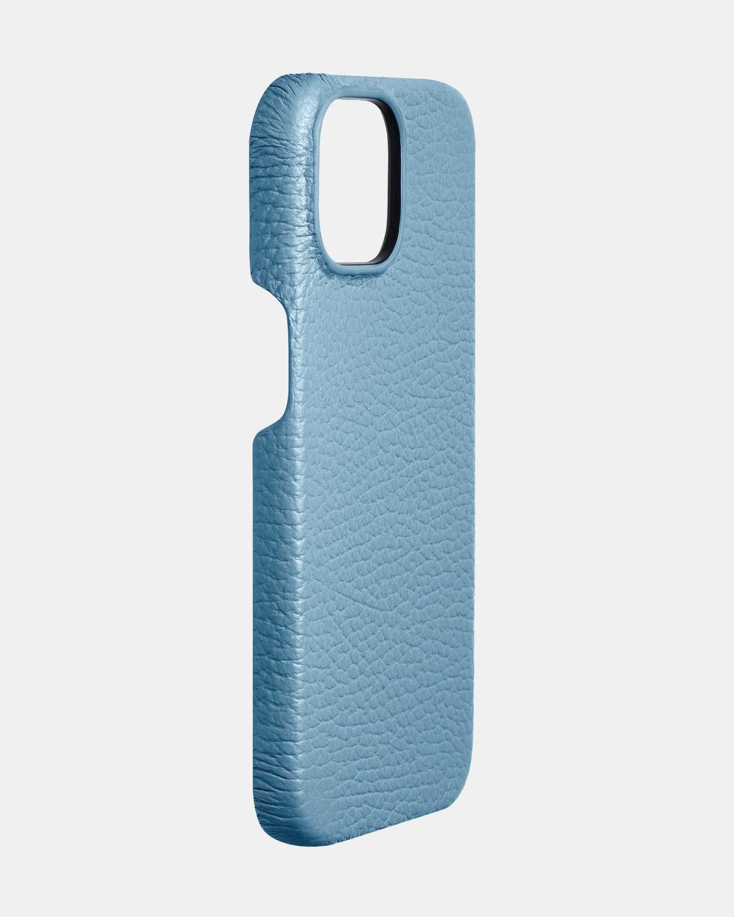 Blue Leather Case for iPhone 15 Plus
