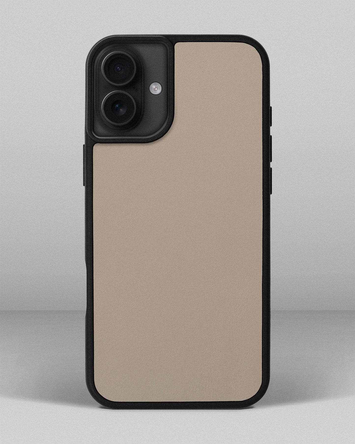 Beige Leather Sport Case for iPhone 16 Plus