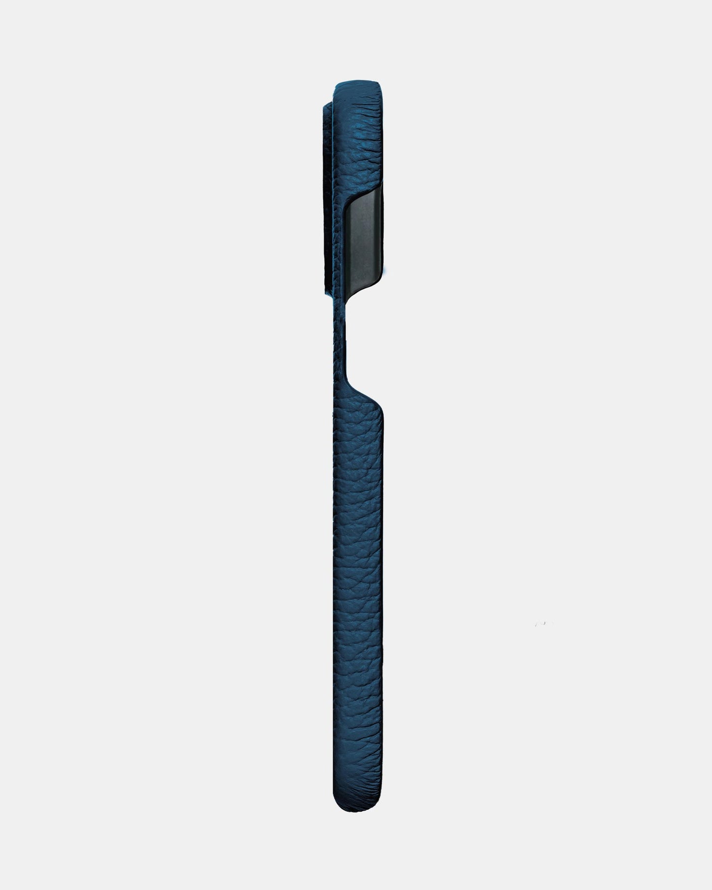 Темно-синій шкіряний чохол для iPhone 13 Pro Max