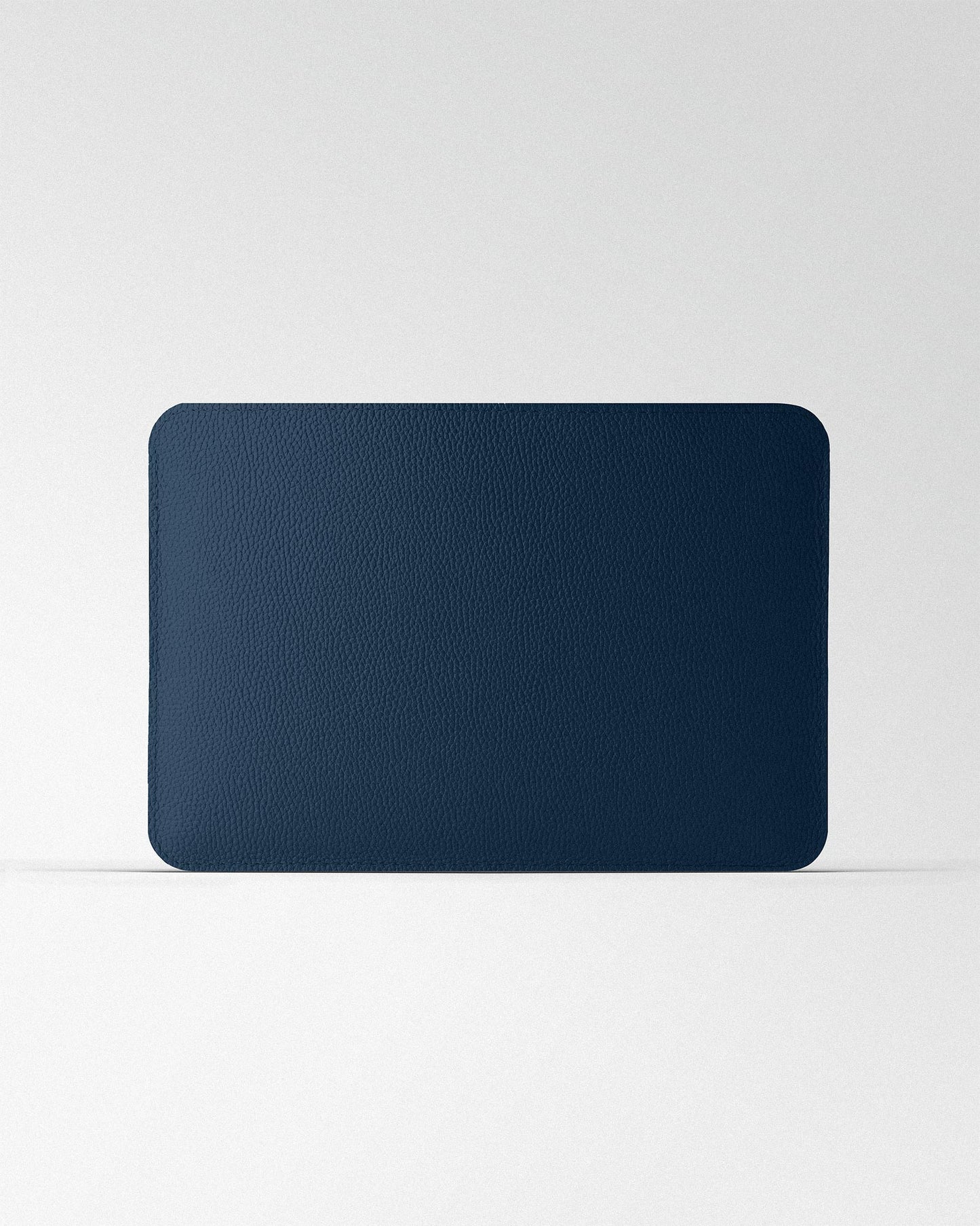 Minimalist MacBook Sleeve in Cyan Floater Leather