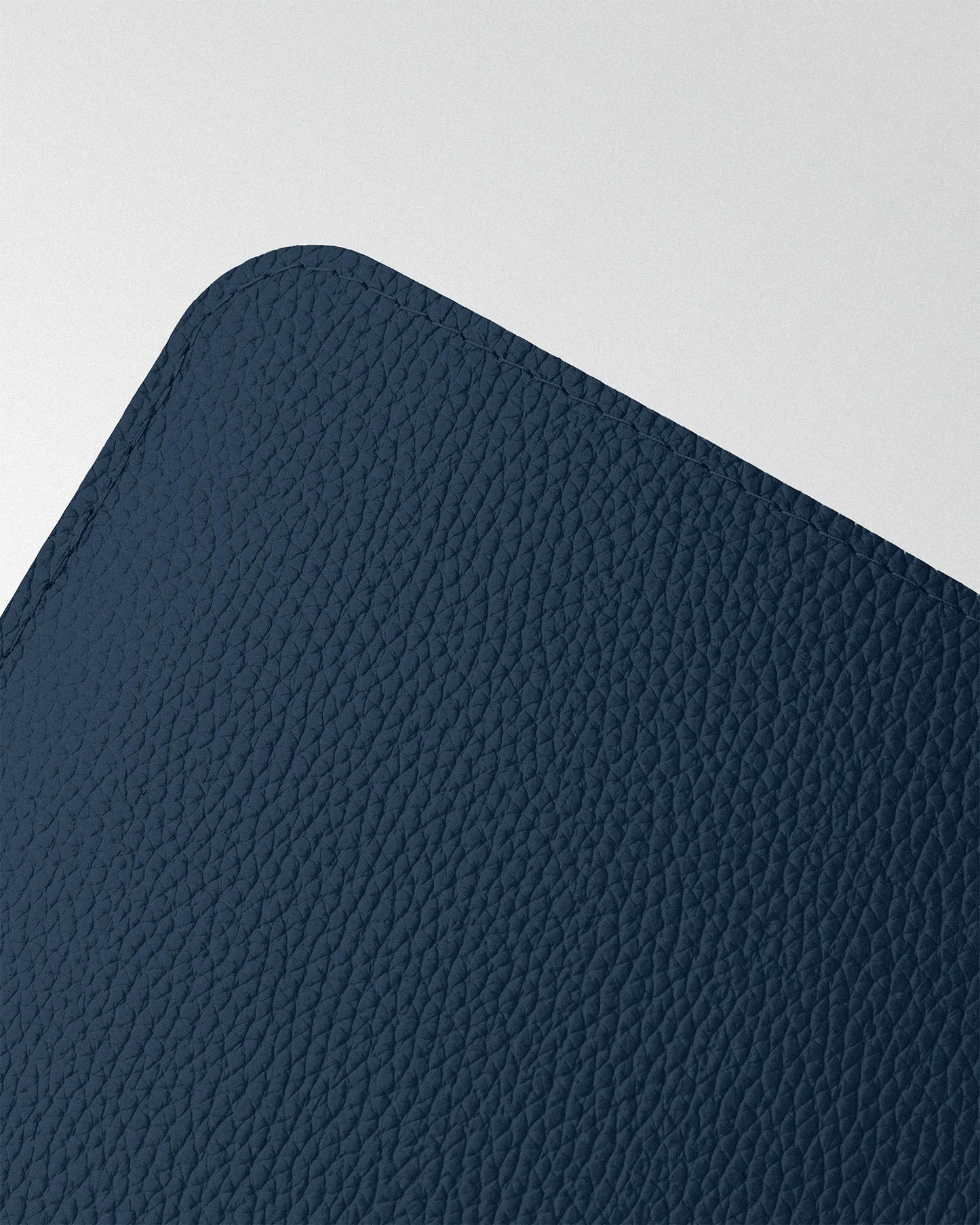 Minimalist MacBook Sleeve in Cyan Floater Leather