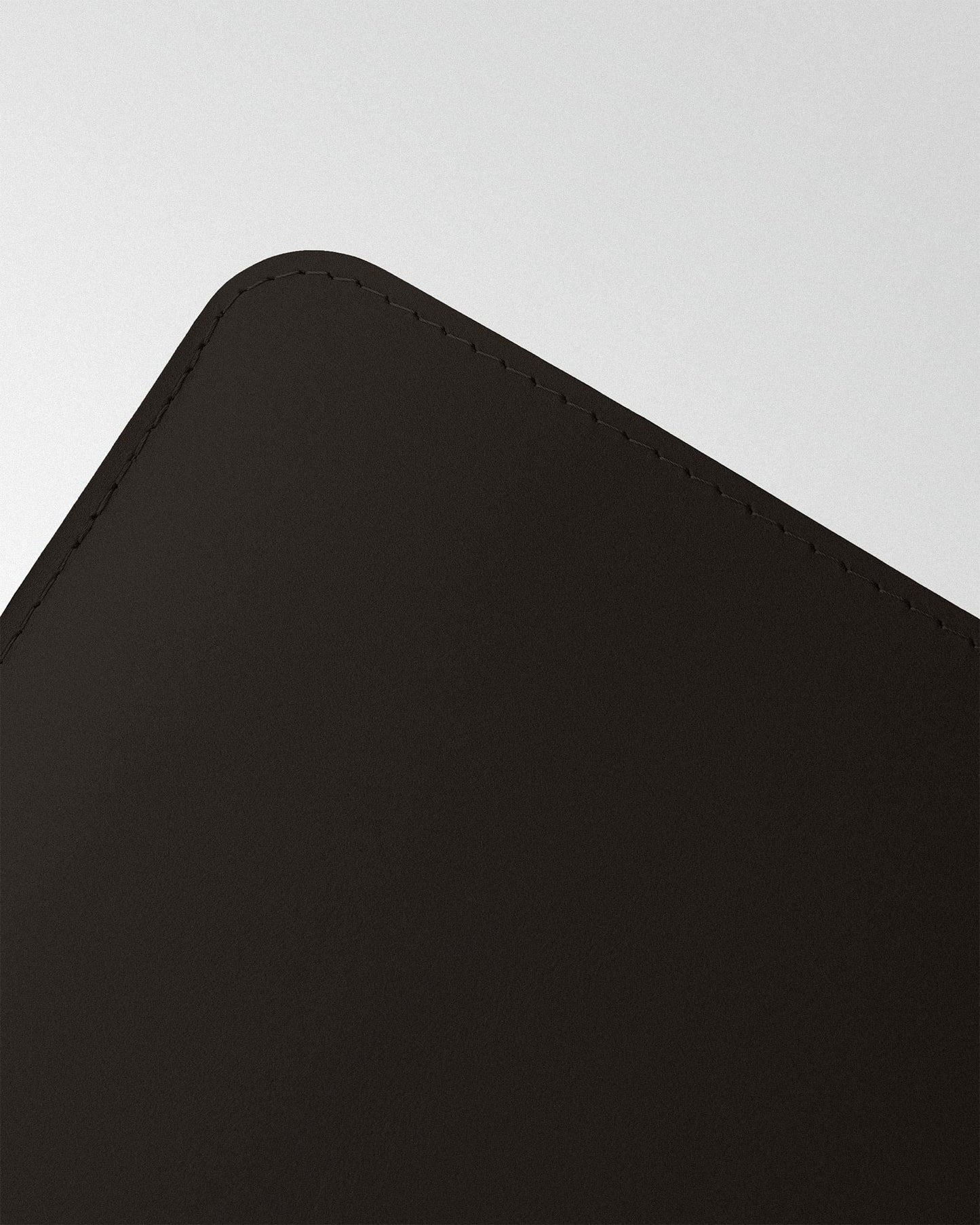 Minimalist MacBook Sleeve in Dark Brown Calfskin Leather
