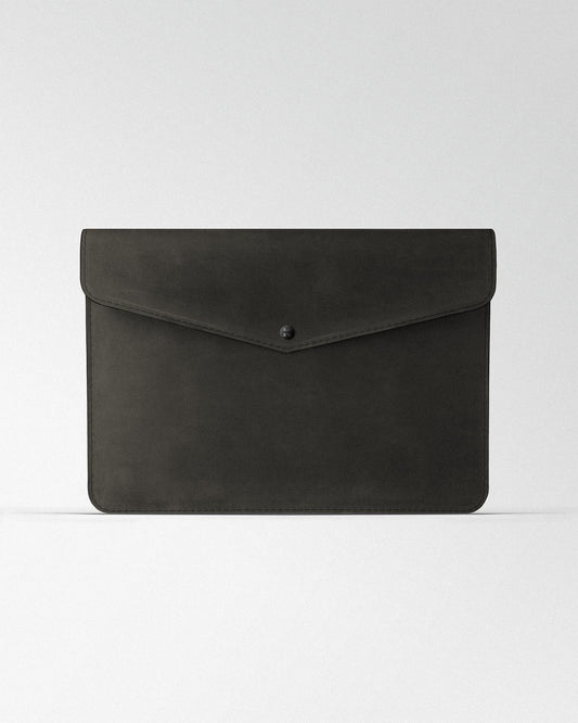 Світло-сірий чохол з алькантари для MacBook