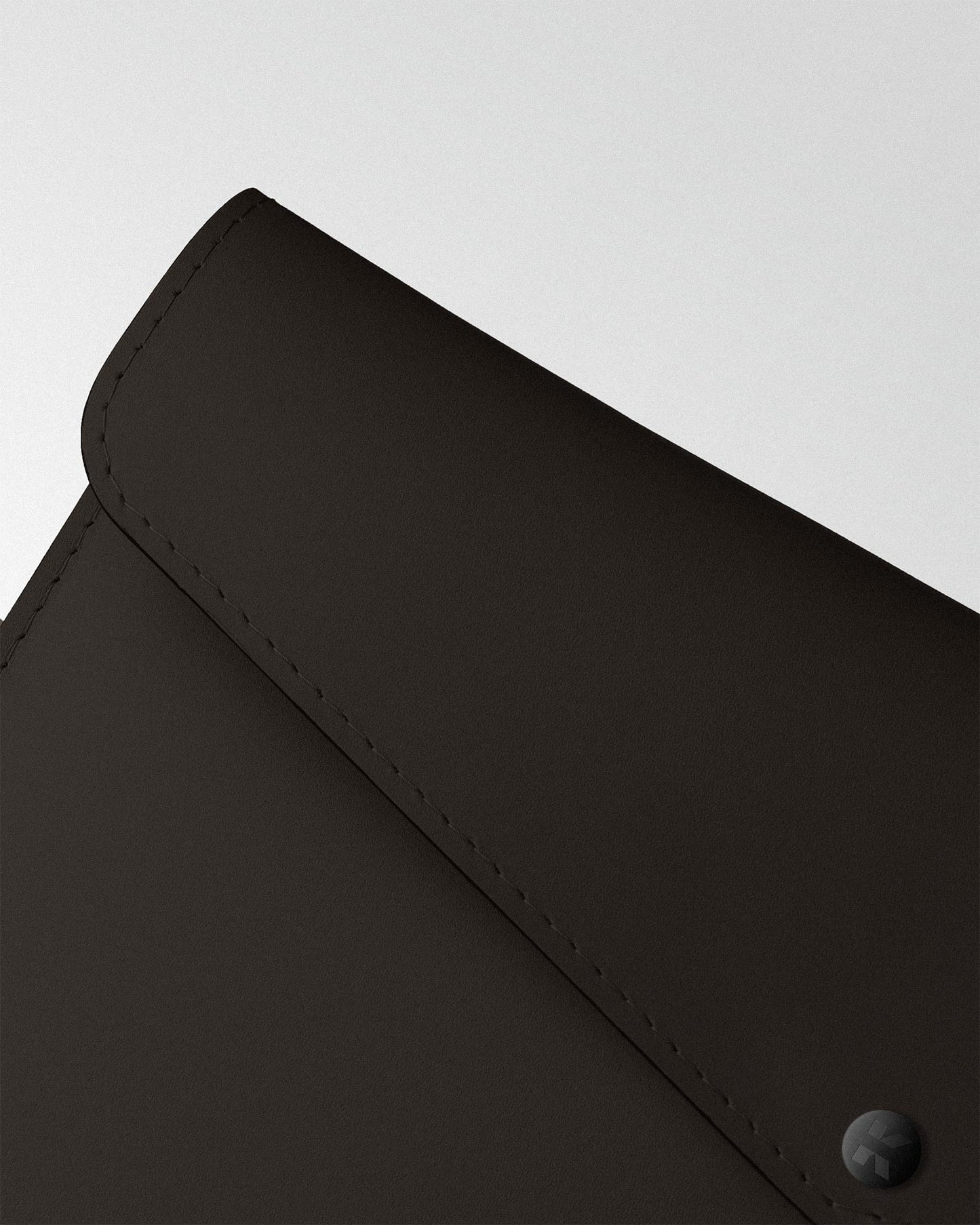 Envelope MacBook Sleeve in Dark Brown Calfskin Leather