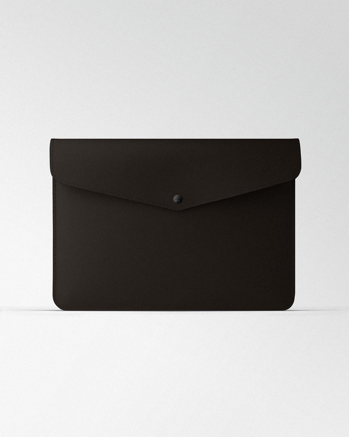 Envelope MacBook Sleeve in Dark Brown Calfskin Leather