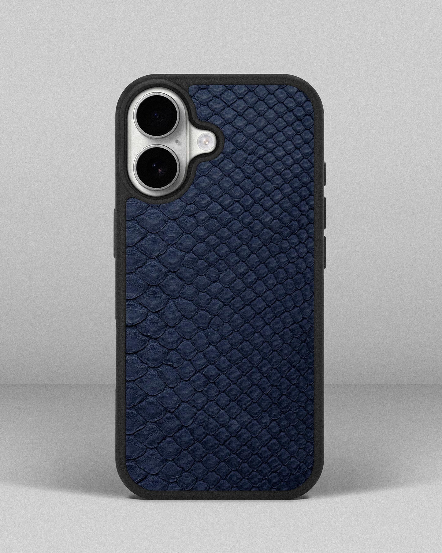 Steel Blue Python Skin Sport Case for iPhone 17
