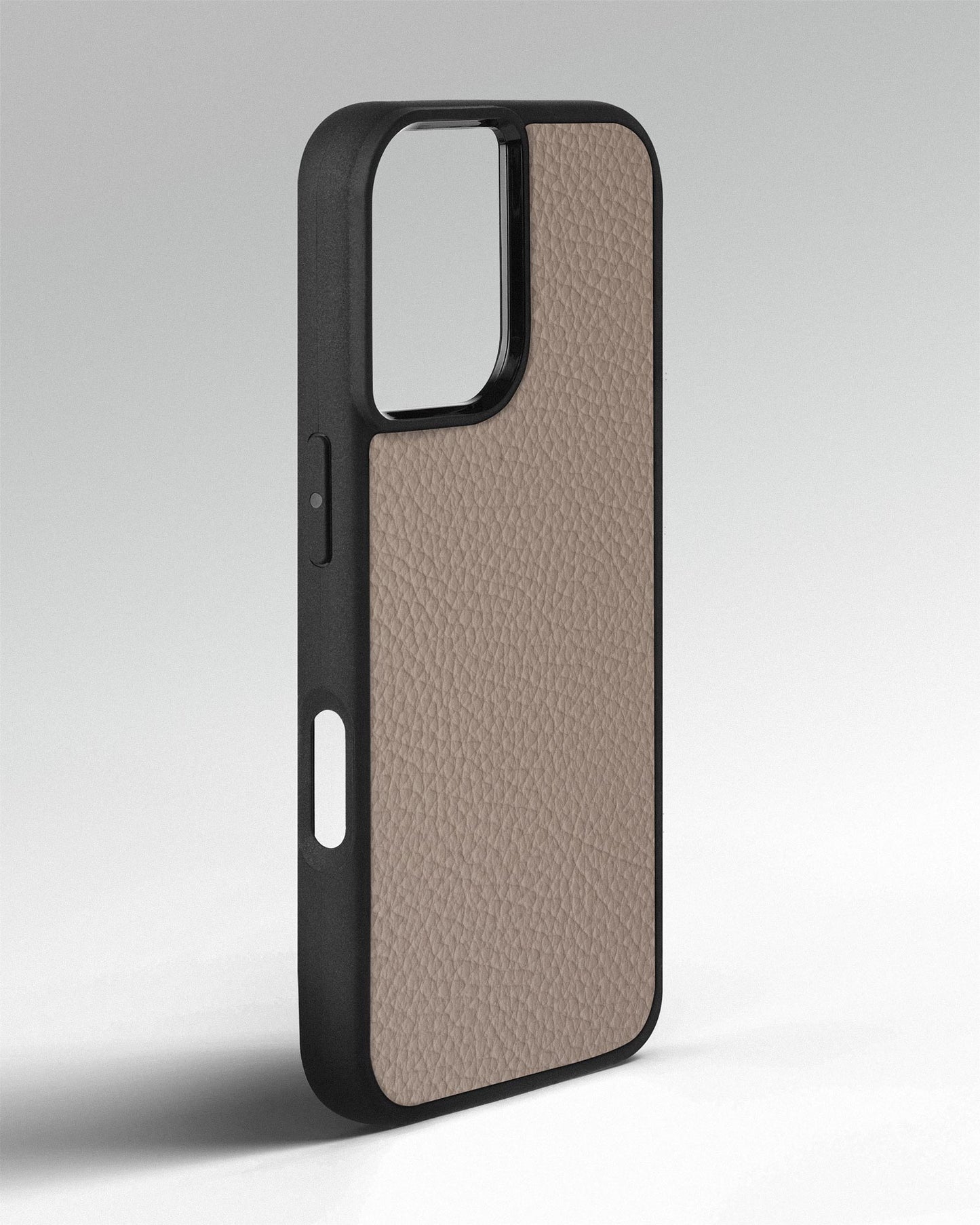 Light Brown Leather Sport Case for iPhone 16 Plus
