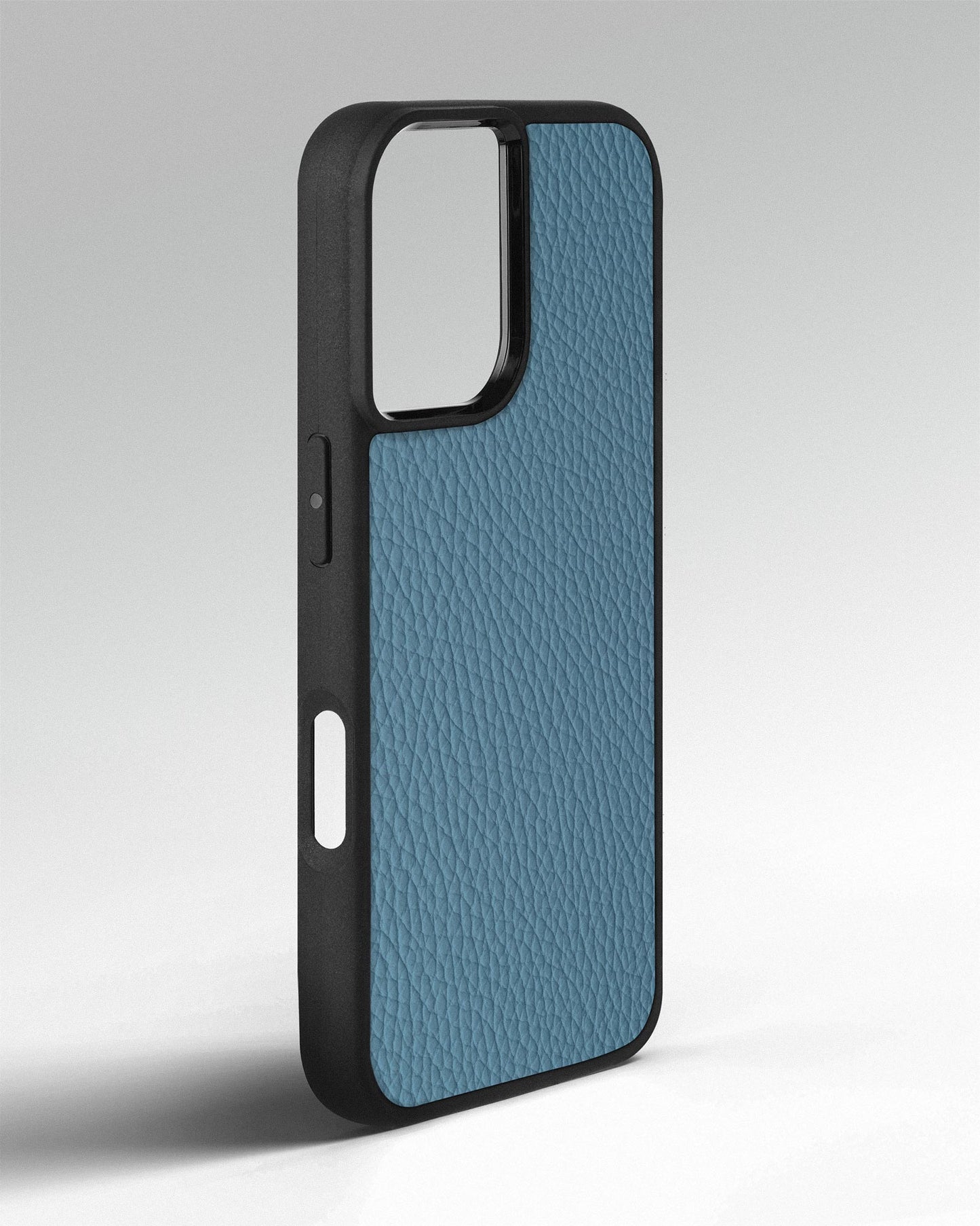 Blue Leather Sport Case for iPhone 16 Plus