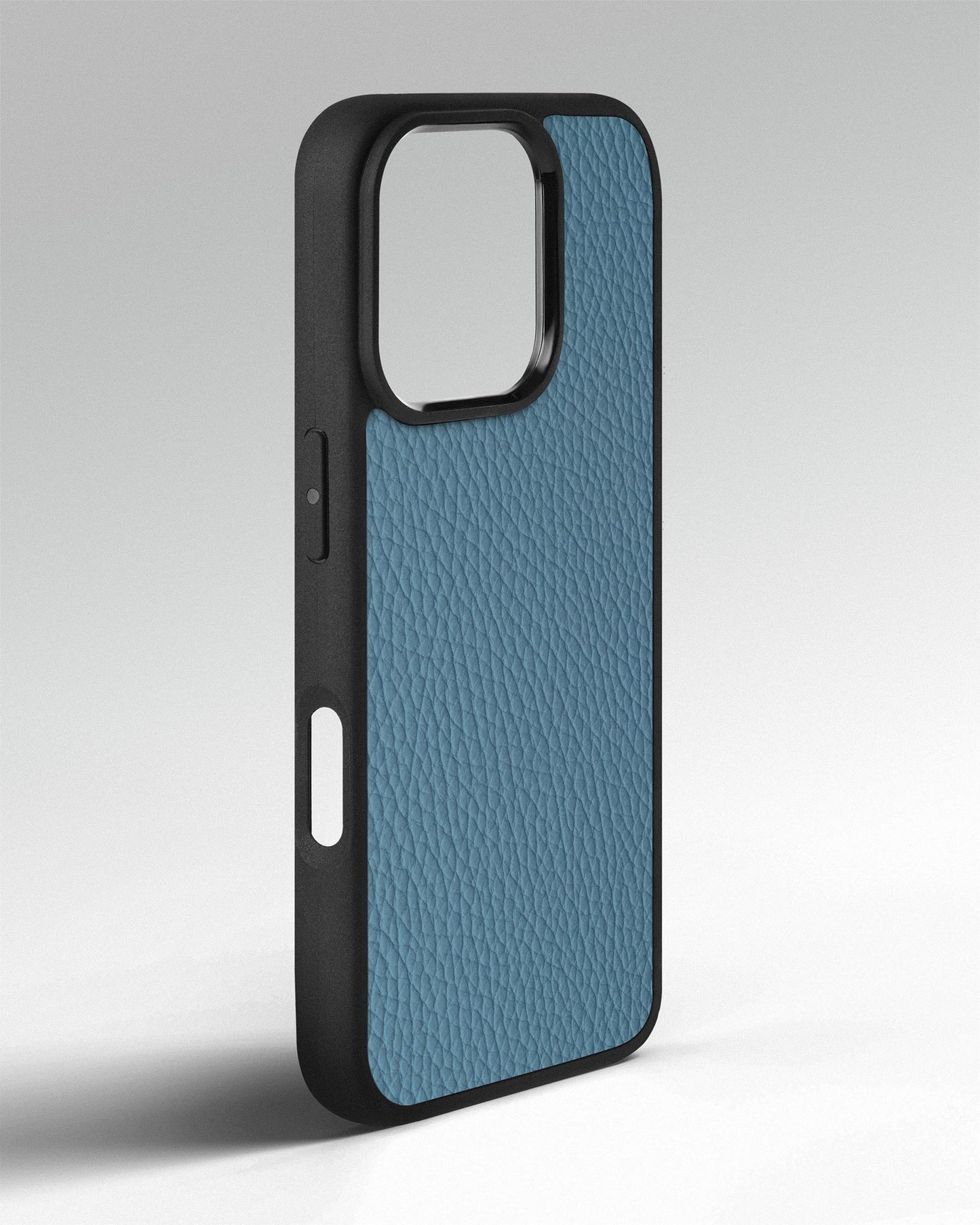 Blue Leather Sport Case for iPhone 15 Pro Max