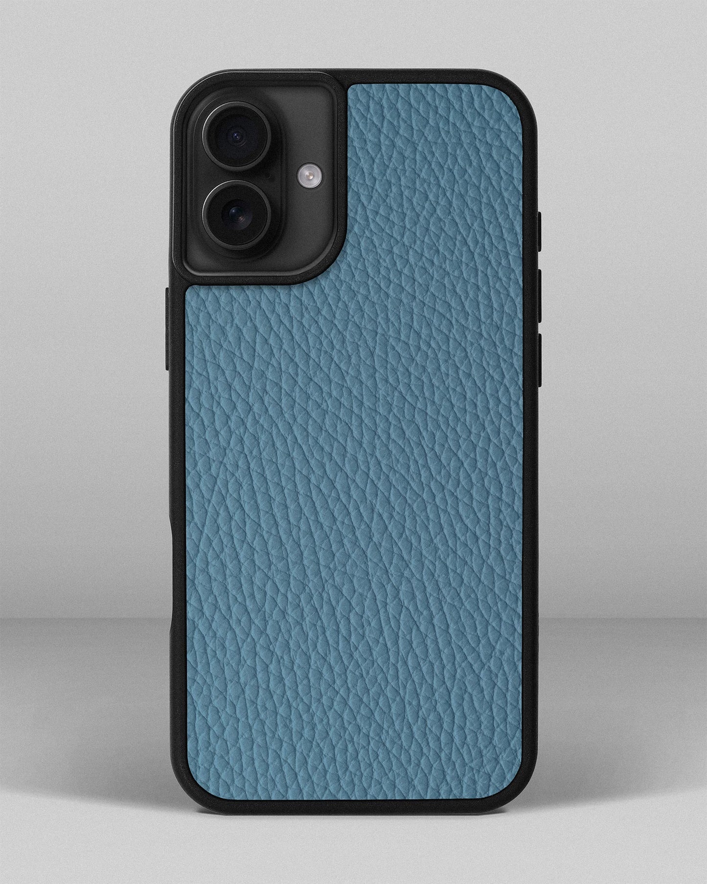 Blue Leather Sport Case for iPhone 16 Plus