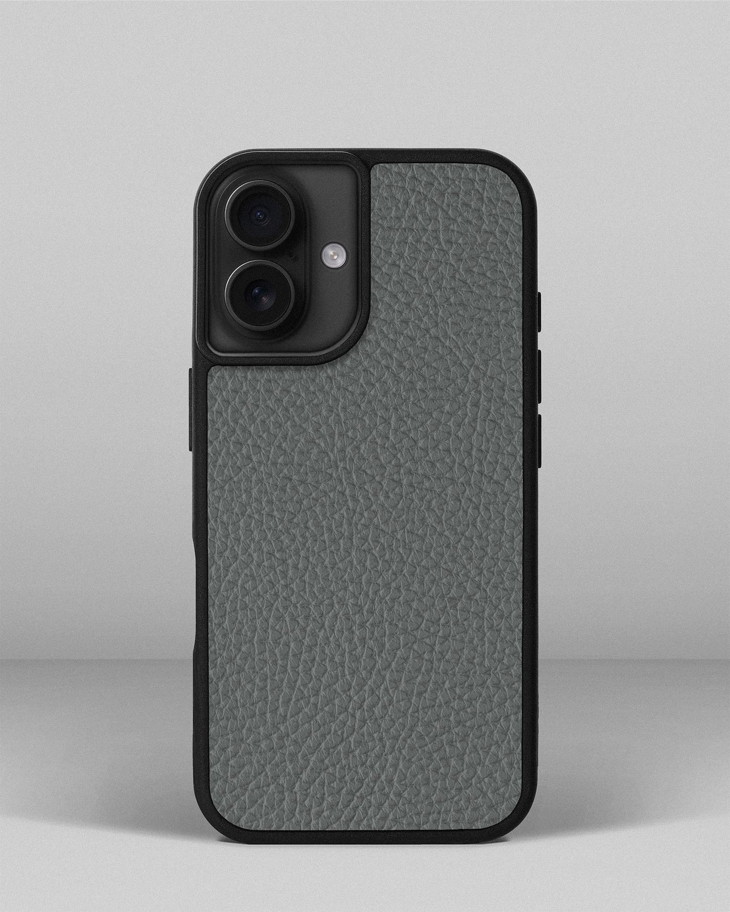 Grey Leather Sport Case for iPhone 14