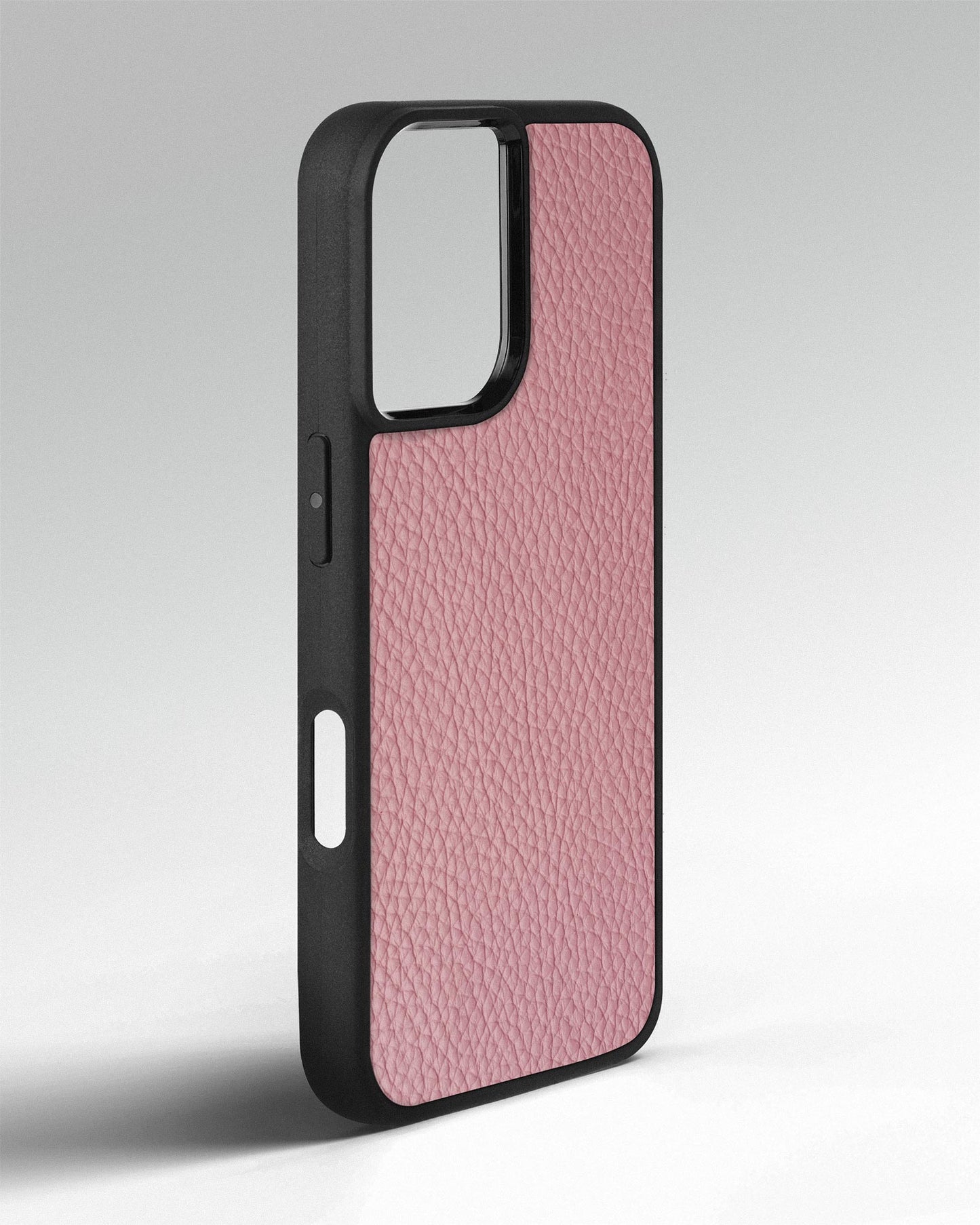 Pink Leather Sport Case for iPhone 16 Plus