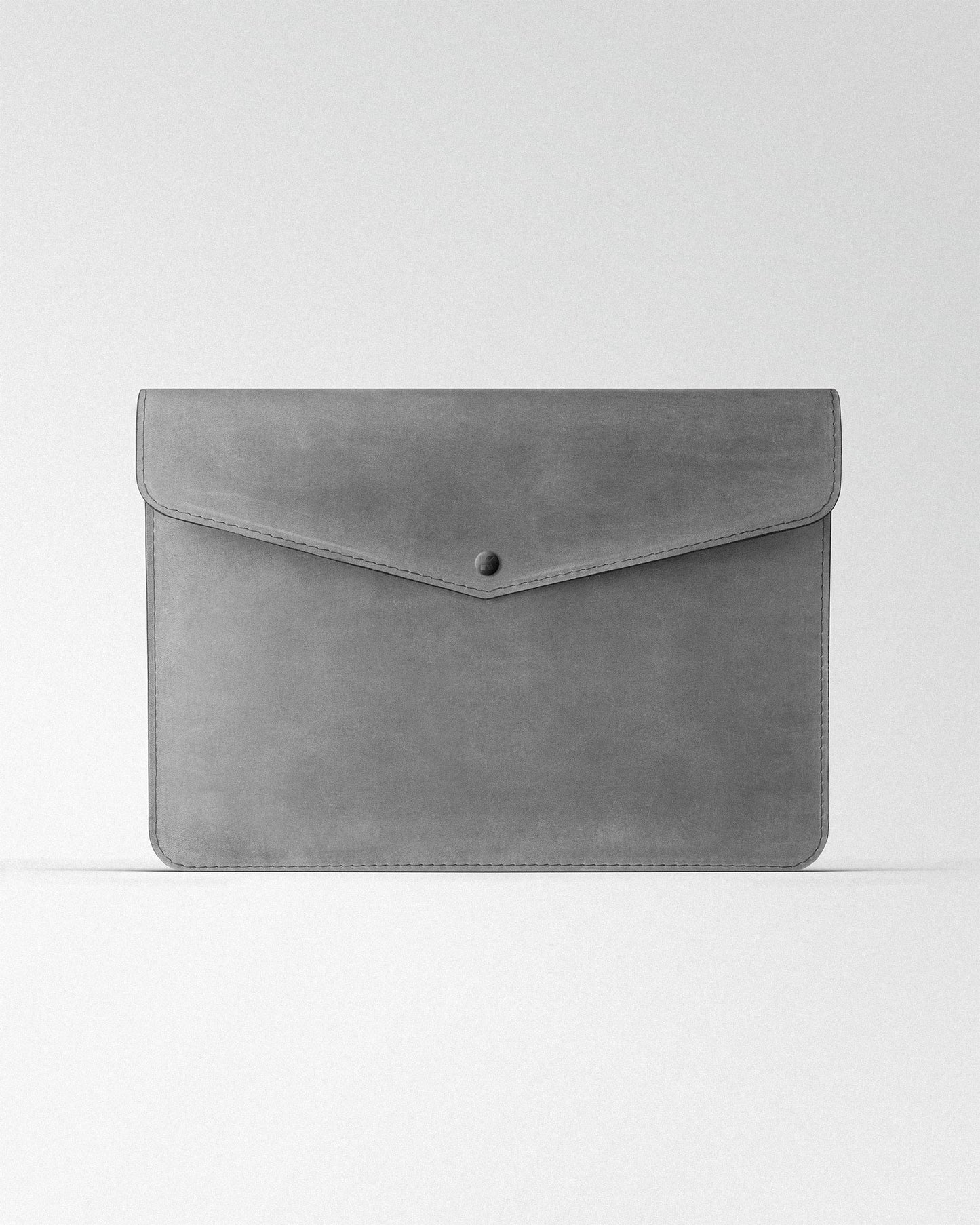 Envelope MacBook Sleeve In Dark Brown Crazy Horse Leather