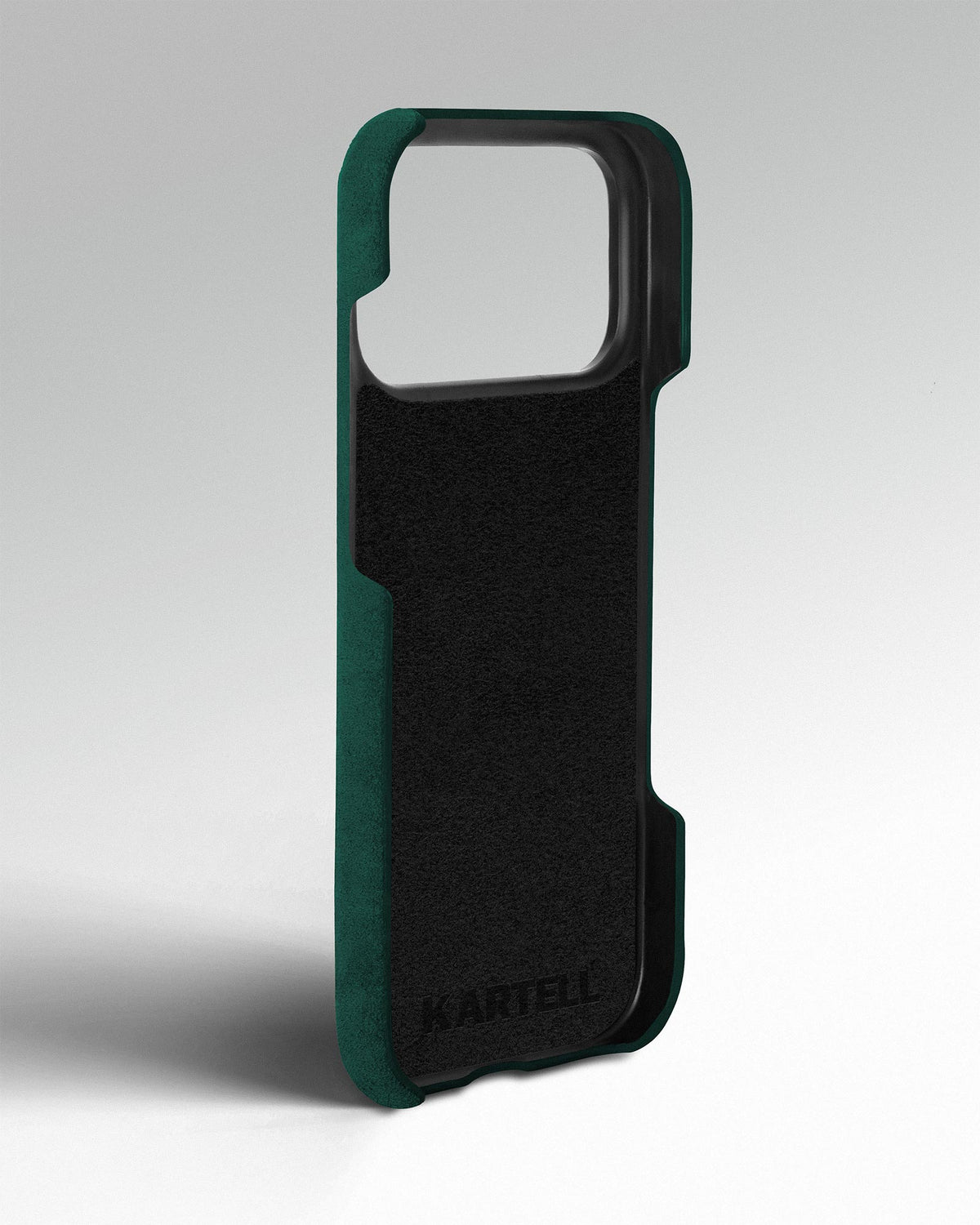 Green Alcantara Case for iPhone 18 Pro Max