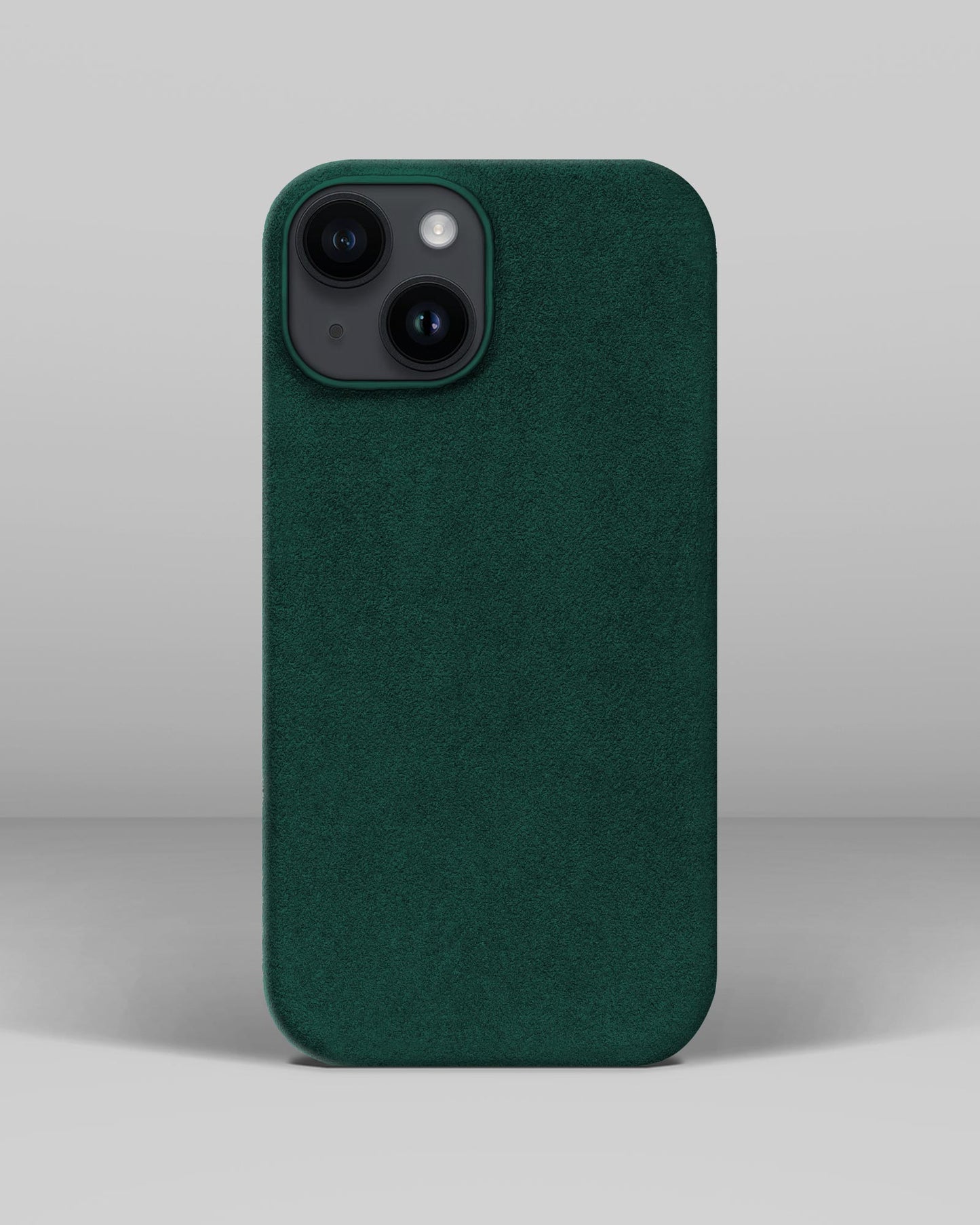 Green Alcantara Case for iPhone 14