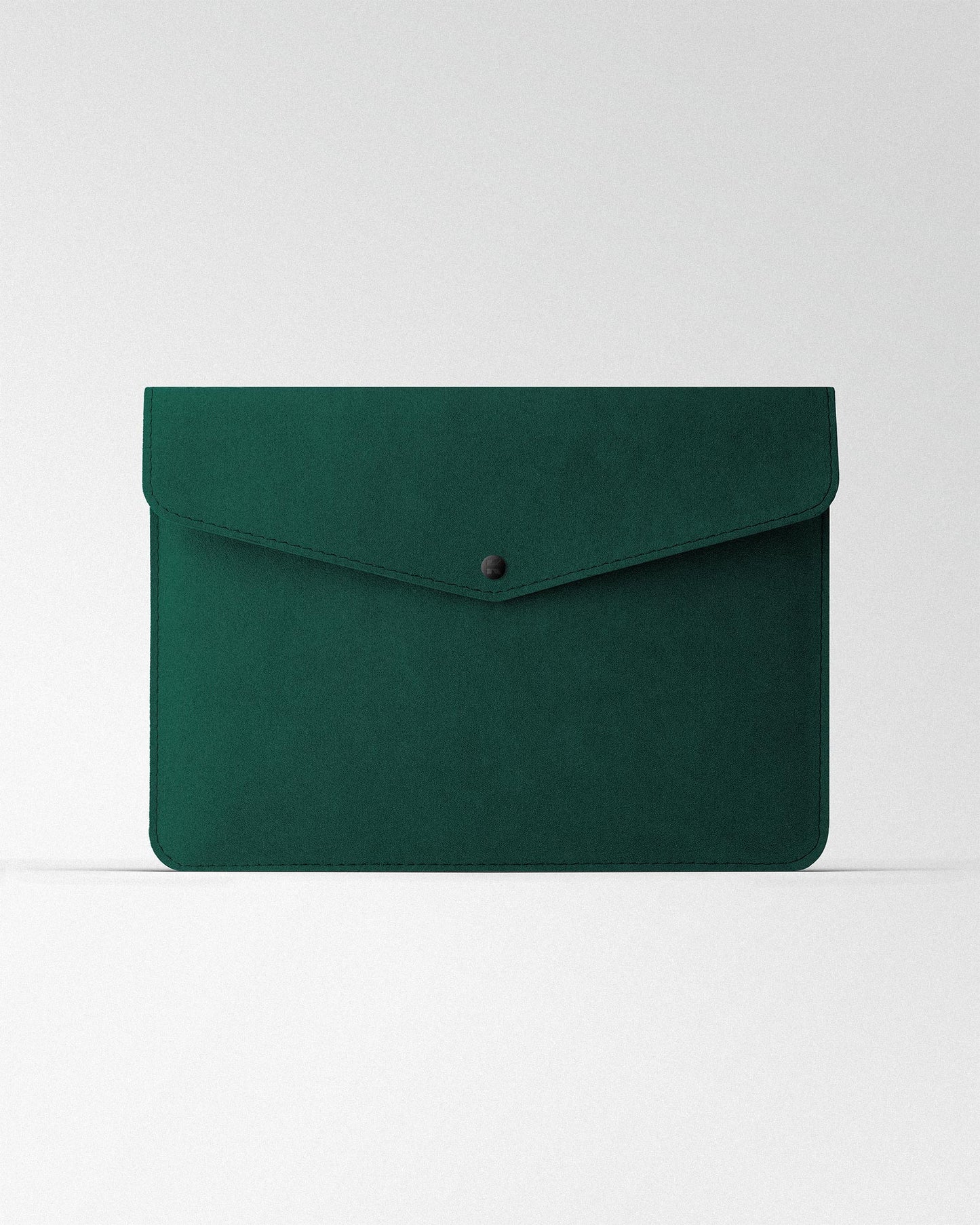 Green Alcantara Envelope Case for MacBook
